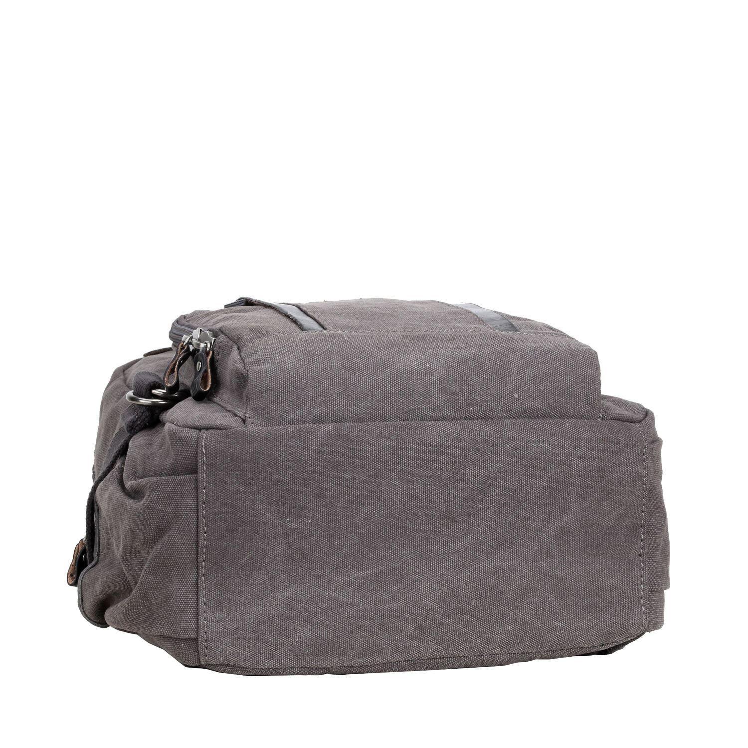 TRP0256 Troop London Classic Canvas Backpack - Medium Size Durable School & Travel Backpack for Men & Women - Perfect for College, Commuting & Outdoor Adventures