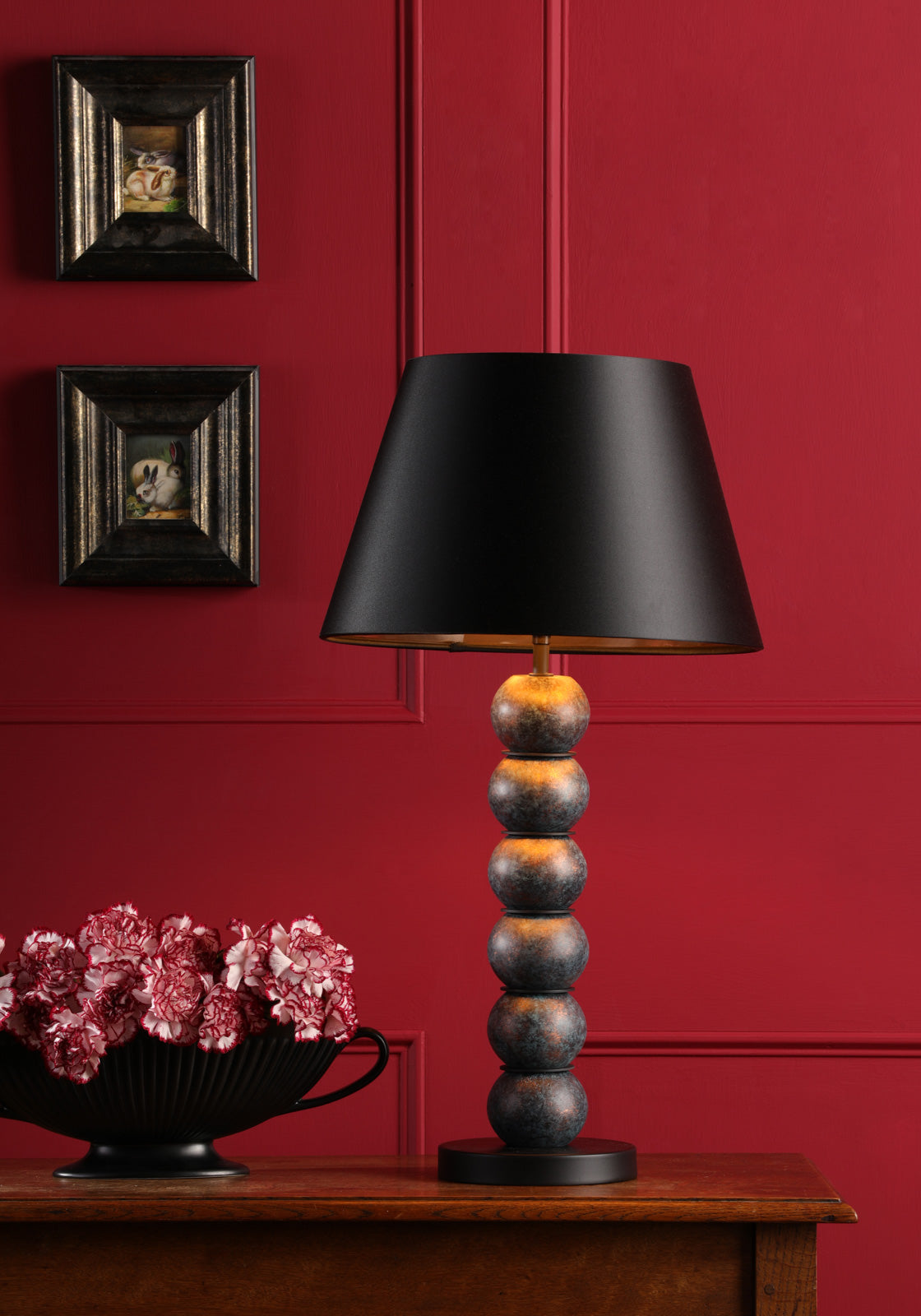 Bobble Table Lamp - Modern E27 Base Desk Light in Multiple Finishes - Perfect for Bedroom, Living Room & Office Decor