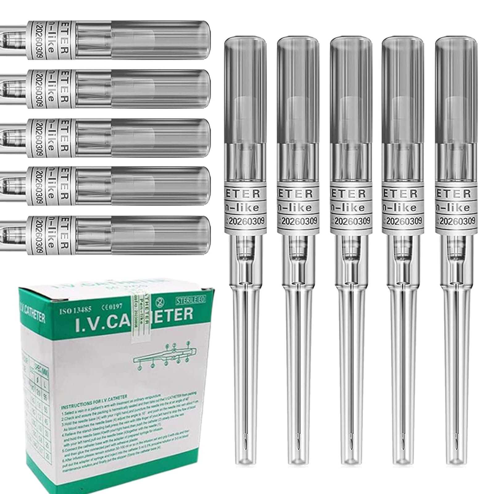 16G Hollow Piercing Needles - Professional Ear, Nose, Belly & Navel Body Jewelry for Safe Piercing | Perfect for Professional Studios & Home Use