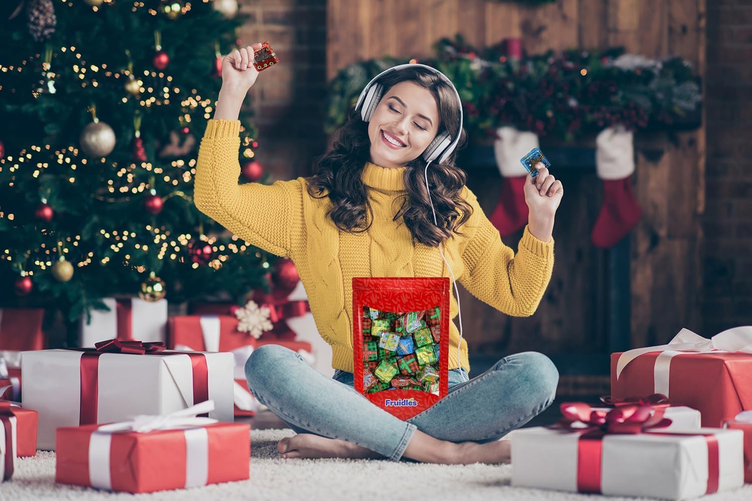 Premium Christmas Milk Chocolate Balls - Individually Wrapped Kosher Certified Dairy Treats (8oz) - Perfect for Holiday Party Favors, Stocking Stuffers & Gift Bags