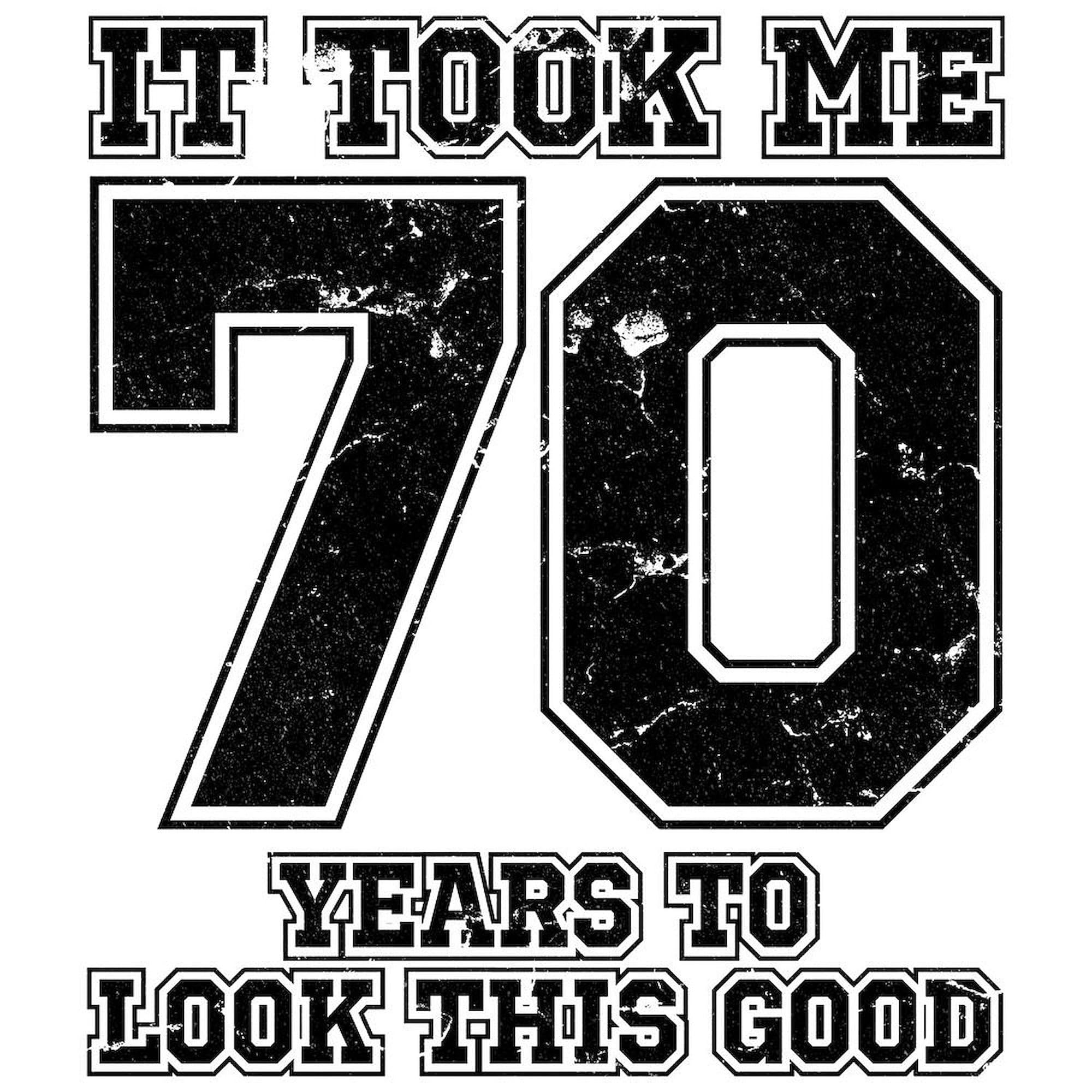 70 And Awesome 15 oz (444 ml) Ceramic Coffee Mug - Funny Gift for 70th Birthday, Retirement, or Senior Celebration - Perfect for Coffee, Tea, or Hot Chocolate at Home or Office