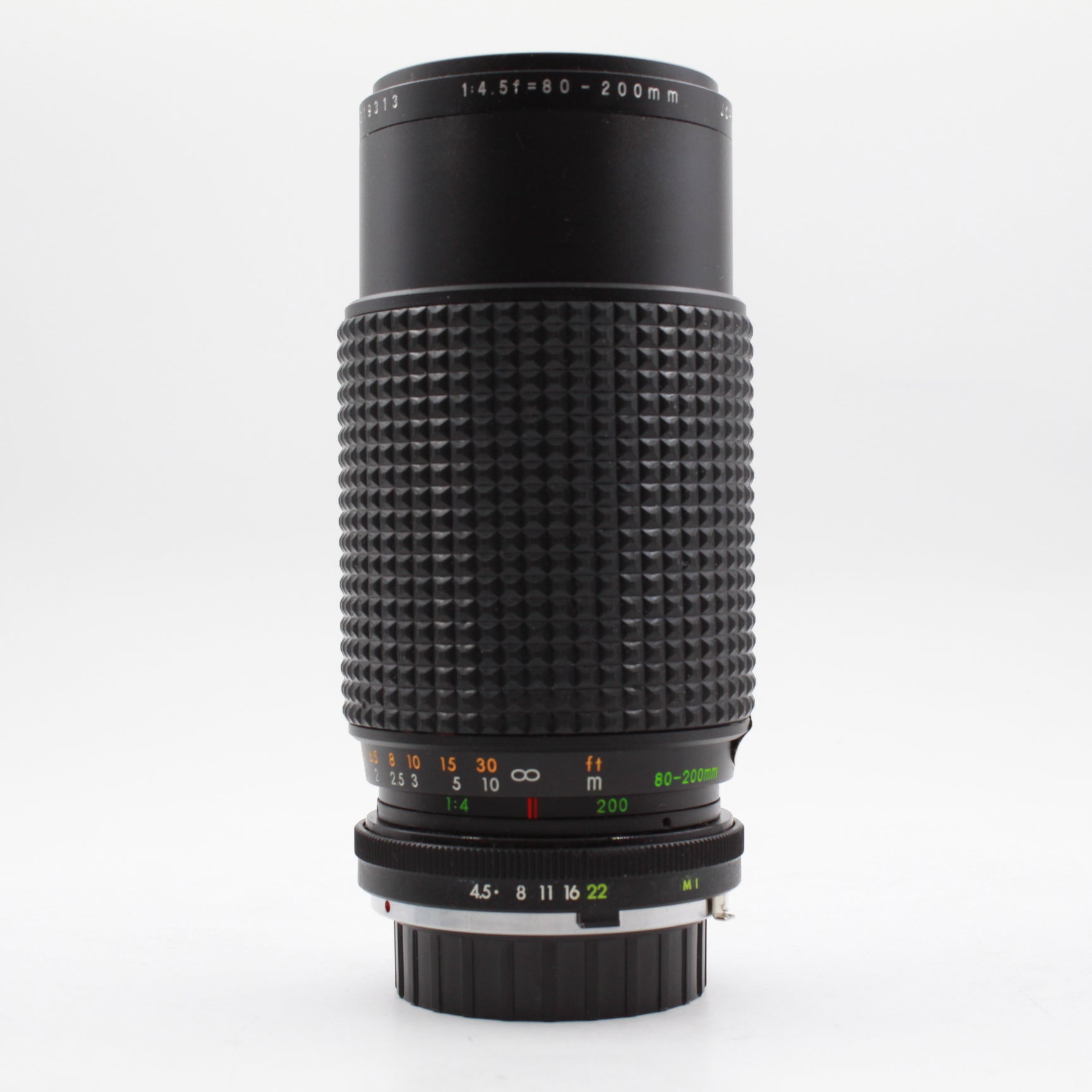 Used JCPenney 80-200mm f/4.5 Macro Zoom Lens - MD Mount for Minolta Bayonet Mount - Perfect for Vintage Camera Photography & Macro Shots