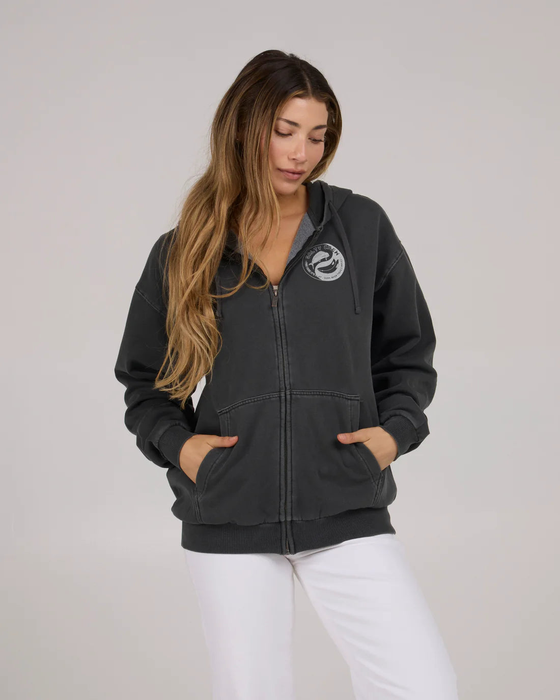 Salty Crew Women's Fishing Zip Hoody - Lightweight & Water-Resistant for Outdoor Adventures & Casual Wear