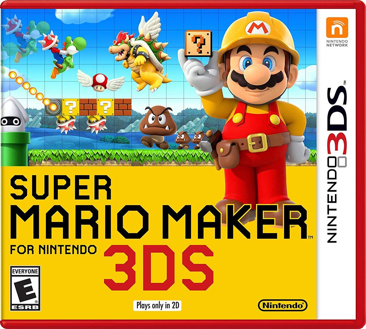 Super Mario Maker for Nintendo 3DS - Create & Play Custom Mario Levels - Portable Game Design Fun for Kids & Adults - Perfect for Travel & Family Game Nights