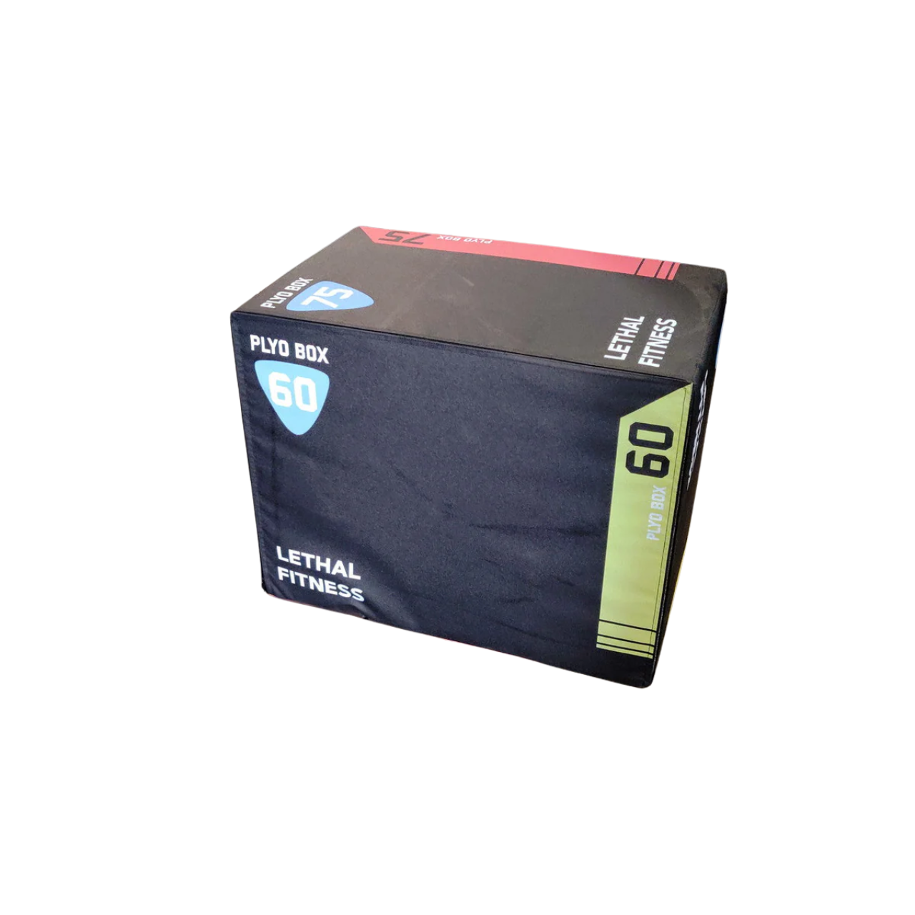 Lethal Fitness Commercial Foam Cube Plyo Box - 3-Sided (20/24/30 Inch) for CrossFit, HIIT & Home Gym Workouts - Durable Jump Box for Plyometrics, Step-Ups & Strength Training