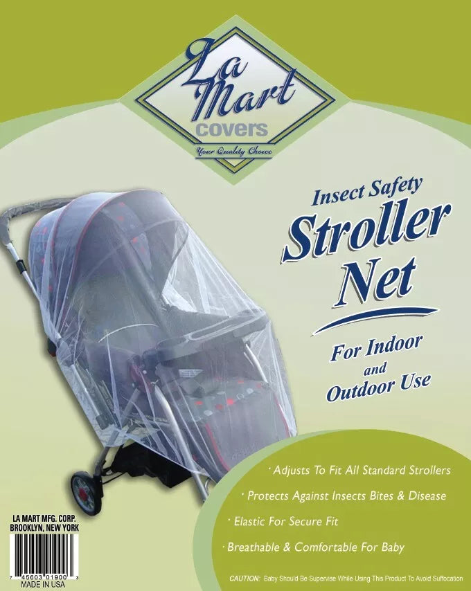 La Mart Stroller Insect Net - Breathable Baby Stroller Mosquito Net for Outdoor Protection - Perfect for Park Walks, Beach Trips, and Daily Use