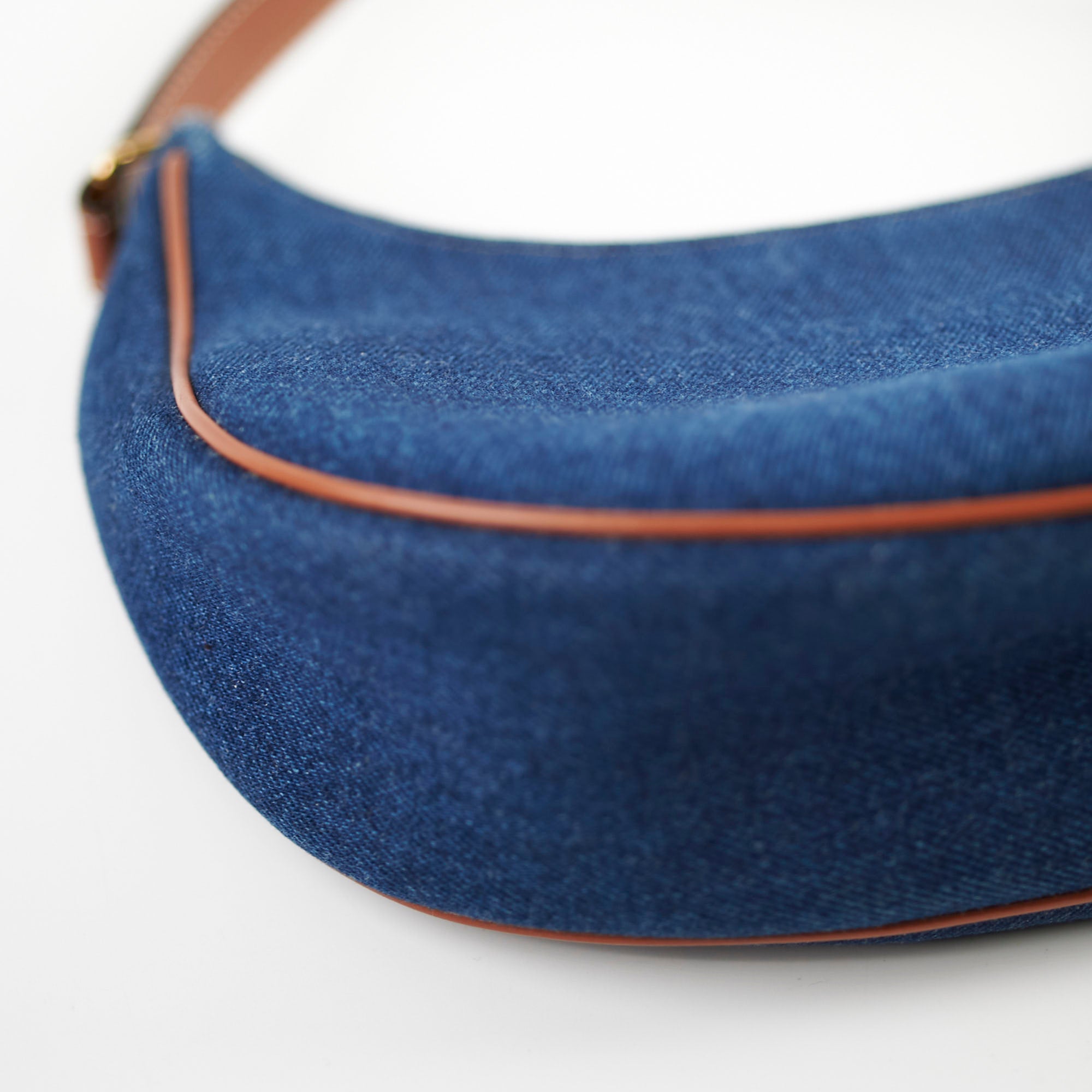 Celine Medium Ava Denim Shoulder Bag for Women - Stylish Designer Handbag with Adjustable Strap | Perfect for Work, Travel & Everyday Use