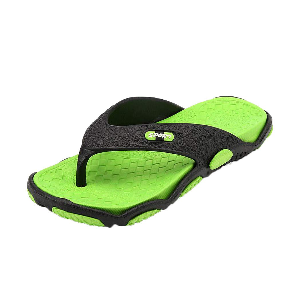 **Men's Comfortable Flip Flops - Summer Sandals with Soft Flat Sole, Lightweight & Breathable for Beach, Pool, and Casual Wear**
