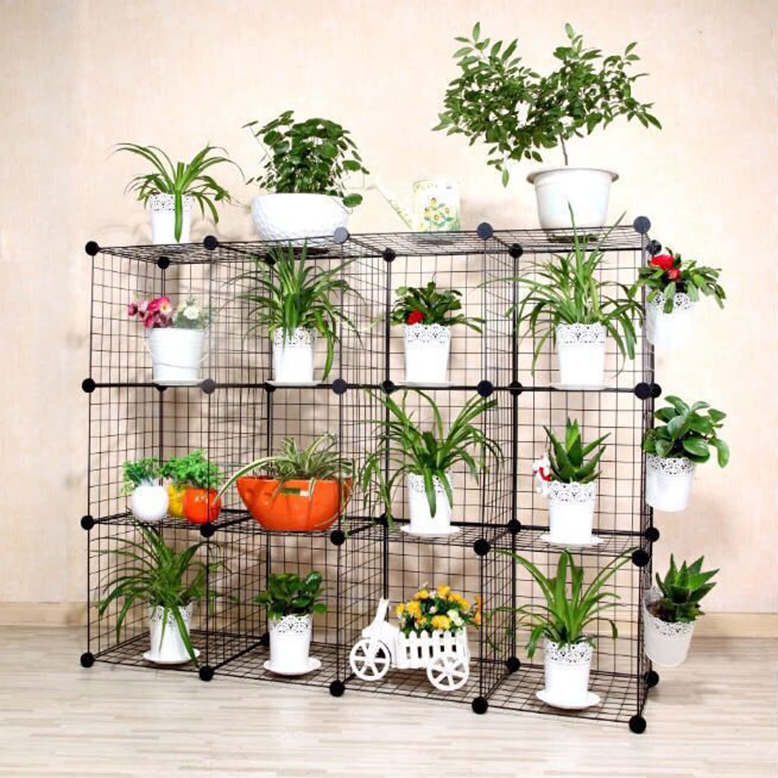 30 PCS Plastic Wire Cube Connectors for DIY Storage Shelves, Closet Organizers & Wire Grid Cubes - Perfect for Home, Office & Garage Organization