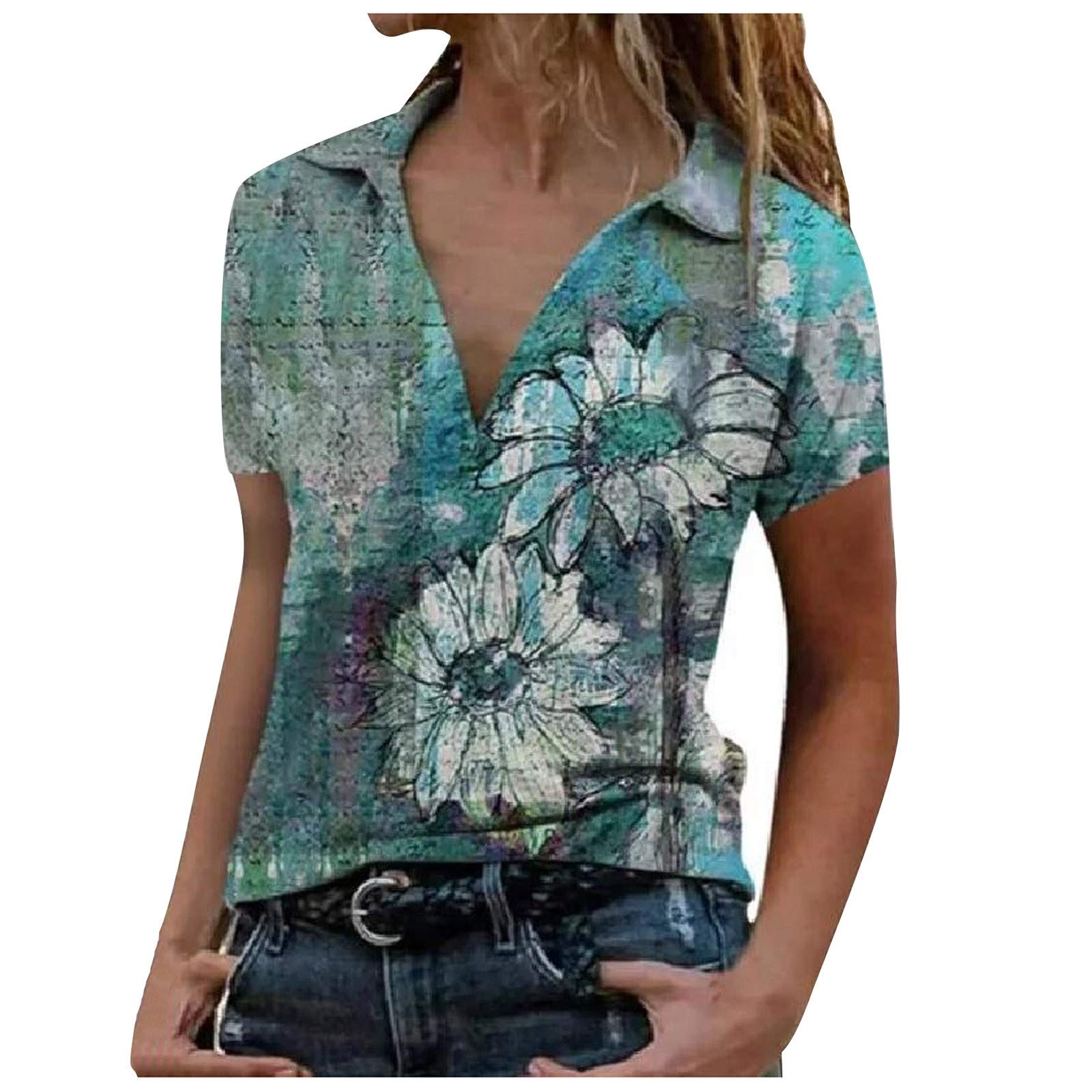 Women's Summer Tops & Blouses - Sleeveless Tank Tops, Short Sleeve Tunic & Cold Shoulder Shirts for Casual Wear, Beach & Party Outfits | Trendy Women's Fashion Clothing