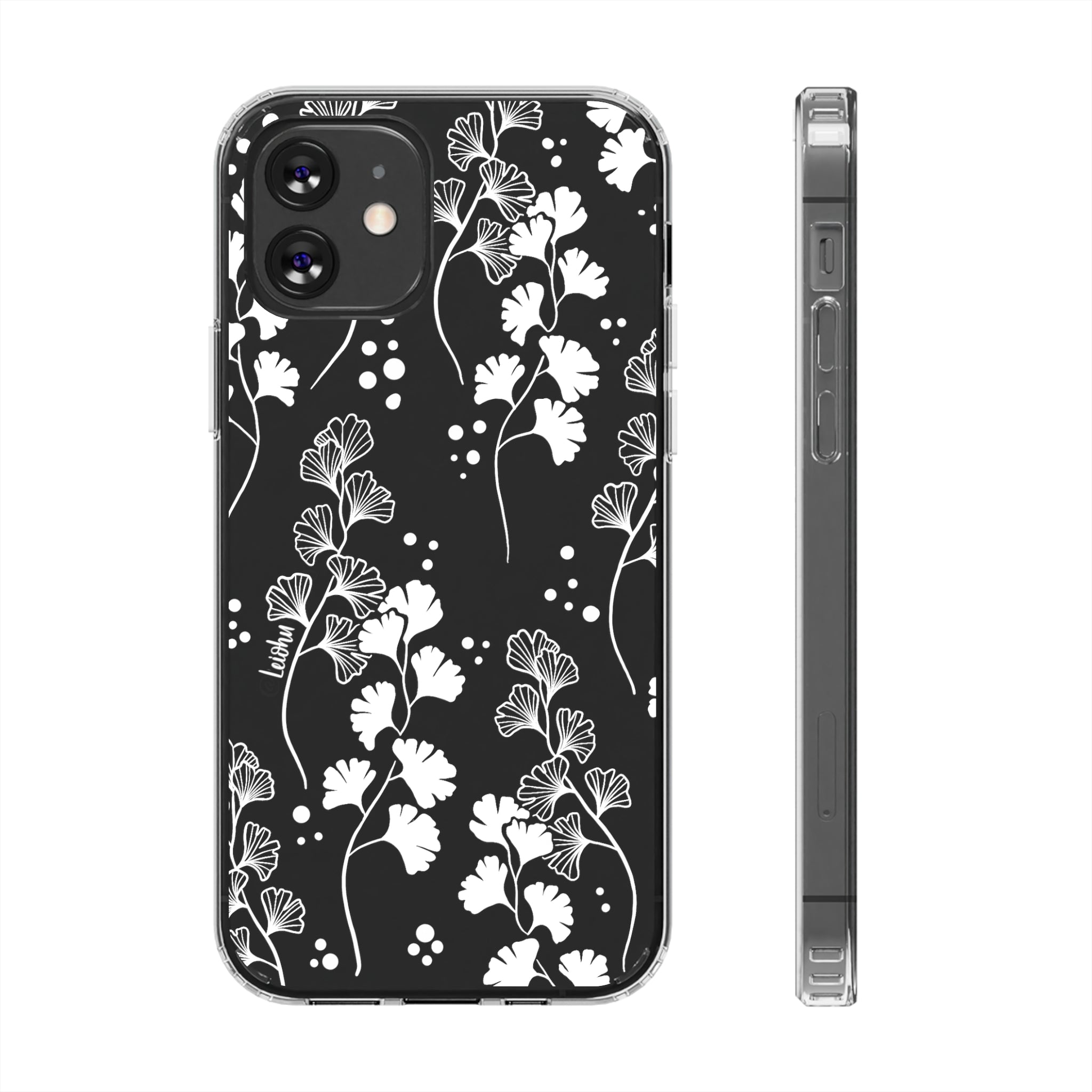 Groovy 'Iwa'iwa Clear Phone Case - Slim Protective Cover for iPhone & Samsung | Trendy Aesthetic Design for Everyday Use & Travel