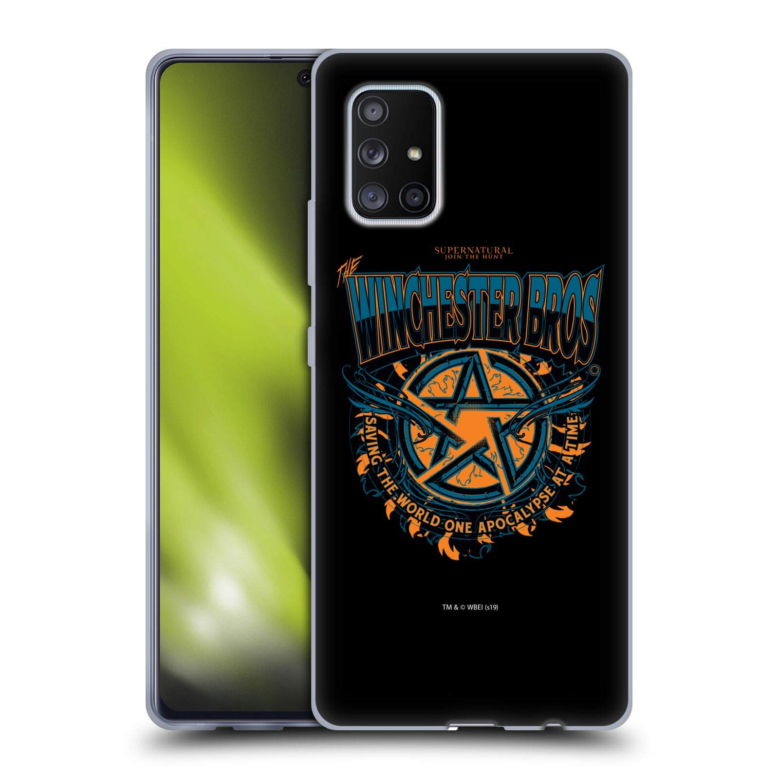 Supernatural Apocalypse Samsung Galaxy A71 5G Case (2020) - Officially Licensed Soft Gel Cover by Head Case Designs for Daily Protection & Style