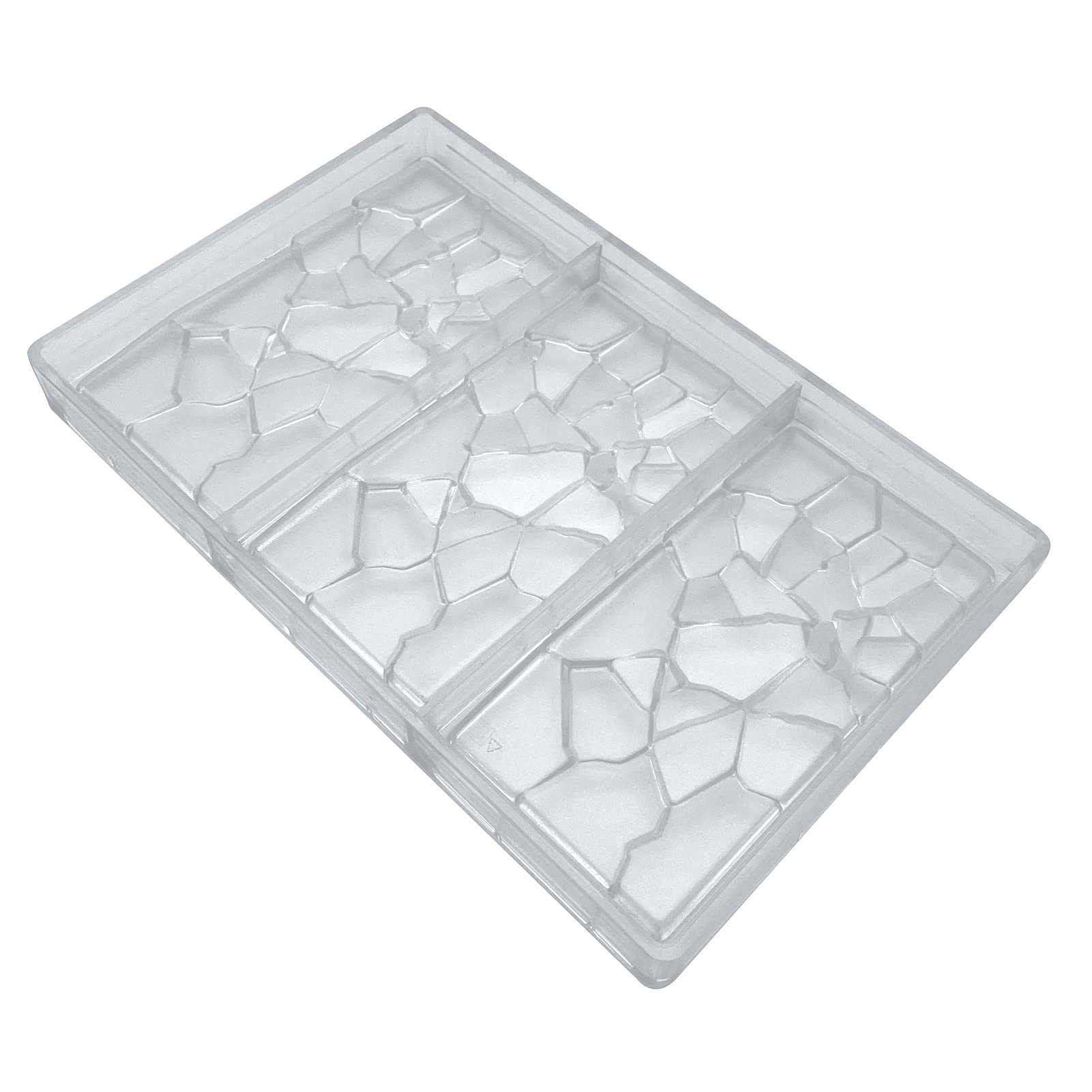 Premium Polycarbonate Crack Shape Chocolate Bar Mold - Durable Chocolate Maker for Energy Bars, Candy & Baking - Perfect for Homemade Treats, Gifts & Professional Use