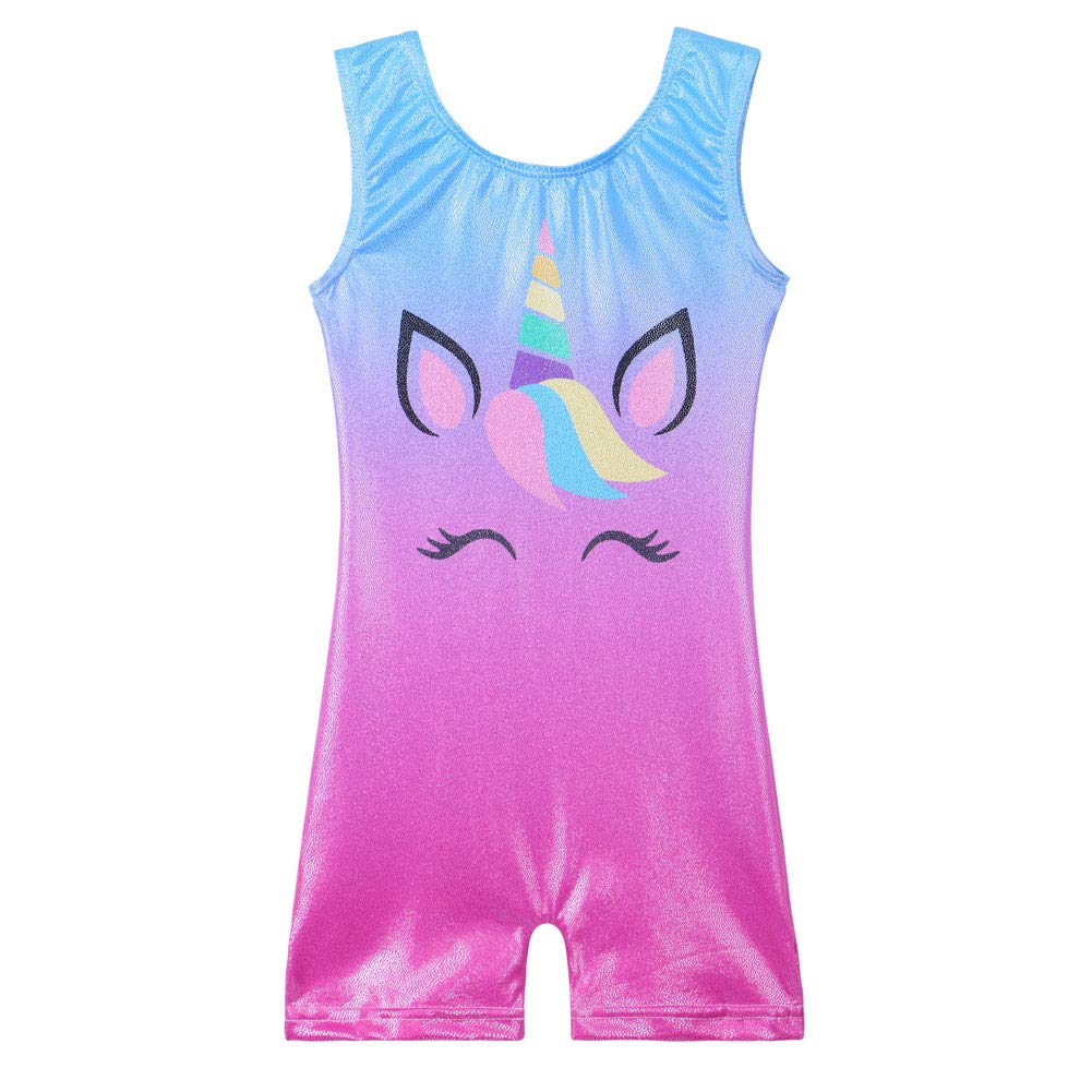 XFGIRLS Girls Gymnastics Leotards - Sparkly One-Piece Dance Leotard for Ballet, Cheerleading & Athletic Performance - Perfect for Competitions, Recitals & Practice