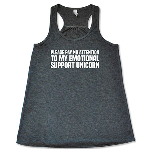 Emotional Support Unicorn T-Shirt - Funny Graphic Tee for Women & Men | Perfect for Therapy Sessions, Anxiety Relief & Mental Health Awareness