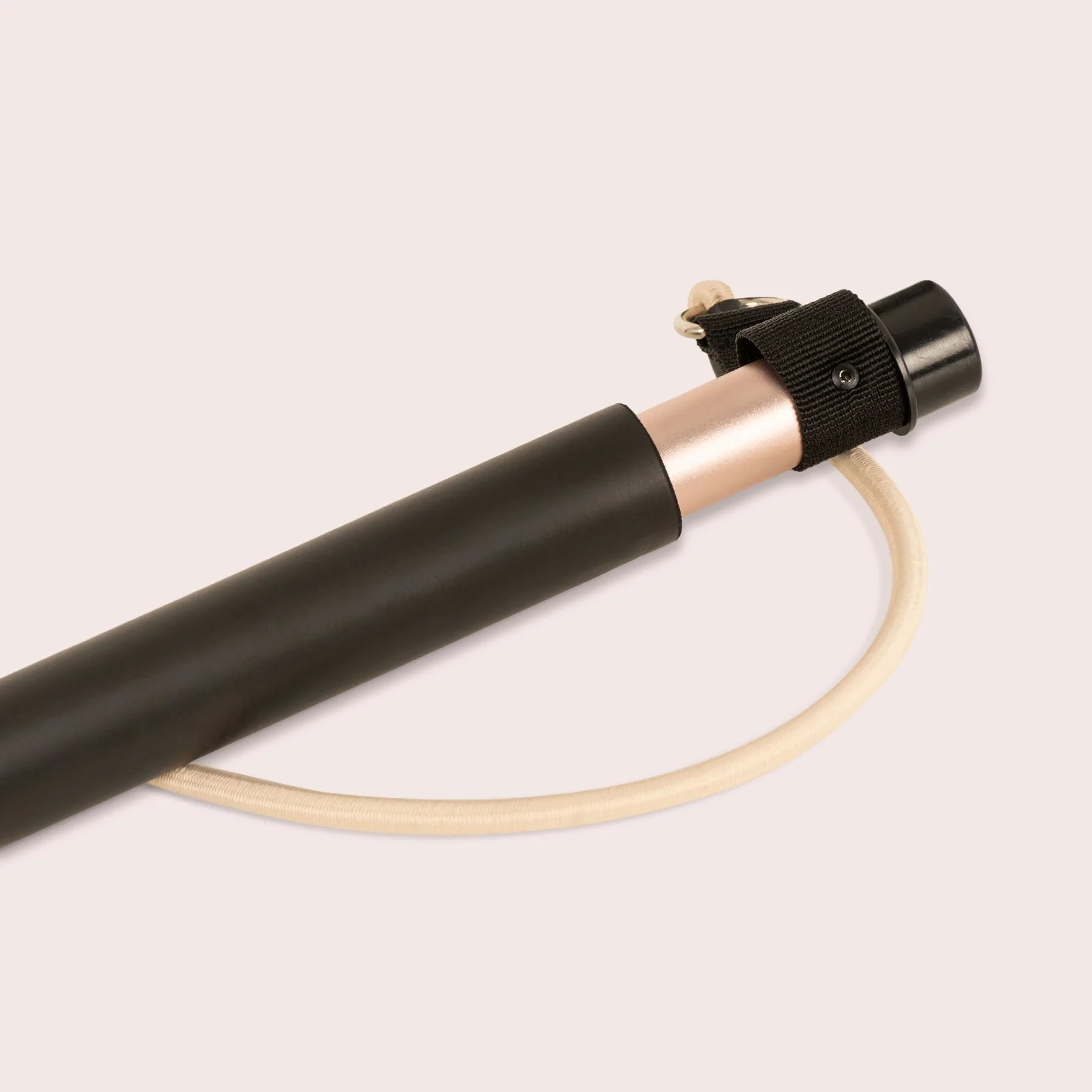 BAHE Pilates Bar Set Medium Resistance - Dusty Beige | Home Gym Equipment for Core Strength & Flexibility Training | Perfect for Yoga, Pilates & Physical Therapy Workouts