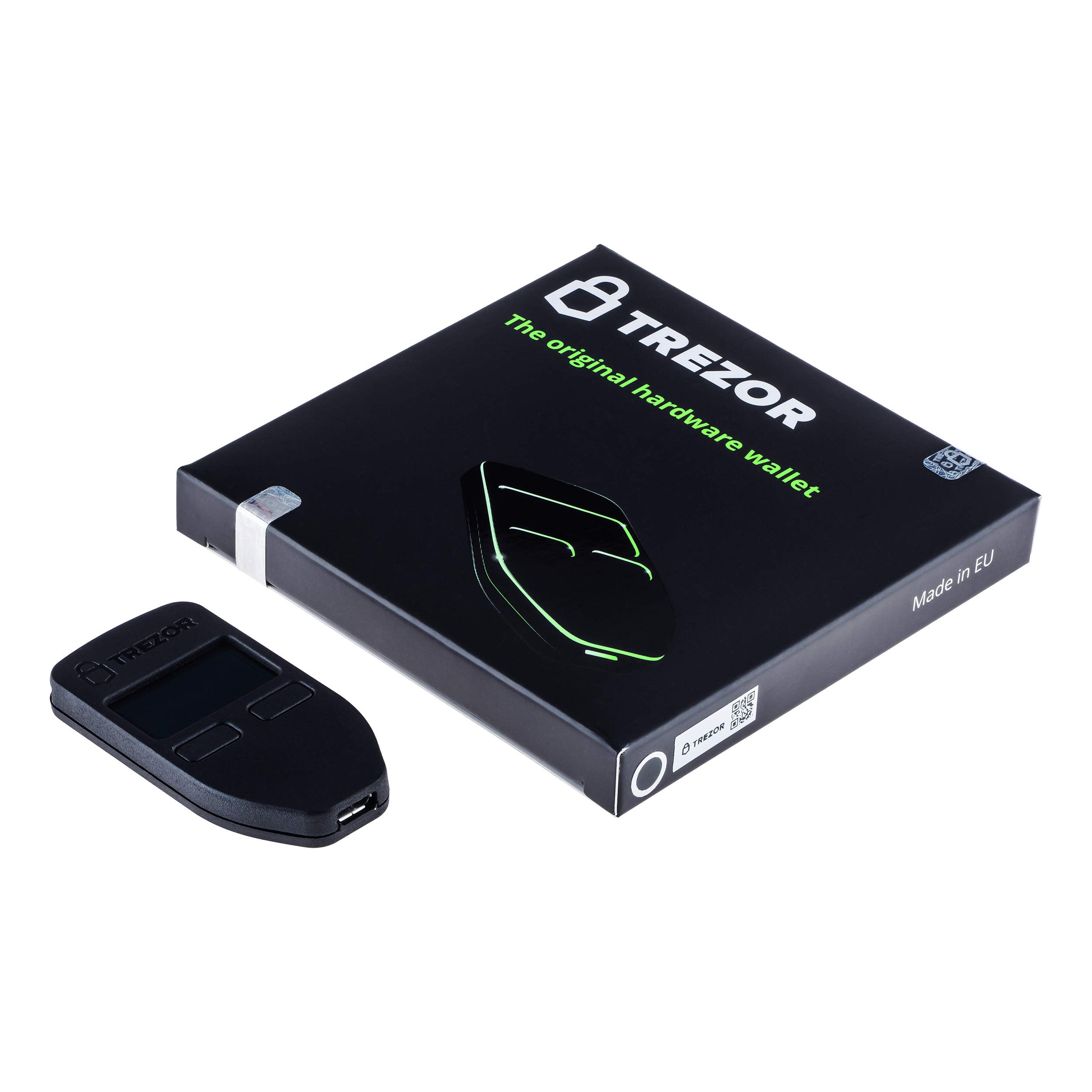 Trezor Model One - 3 Pack Original Secure Bitcoin & Crypto Hardware Wallet for Safe Storage - Perfect for Online Trading, Cold Storage & Digital Asset Protection
