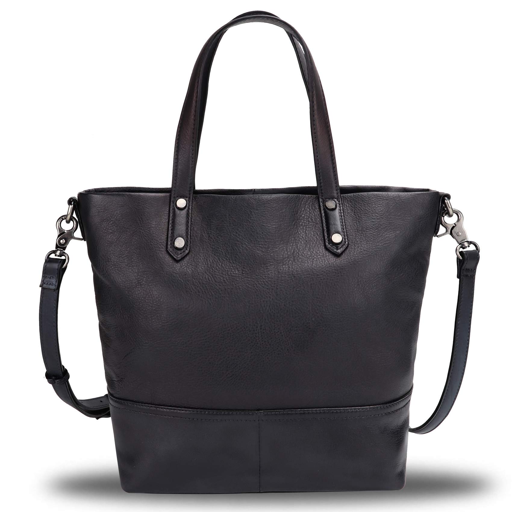 Genuine Leather Satchel Purses for Women - Top Handle Crossbody Shoulder Tote Bags - Perfect for Work, Travel & Everyday Use