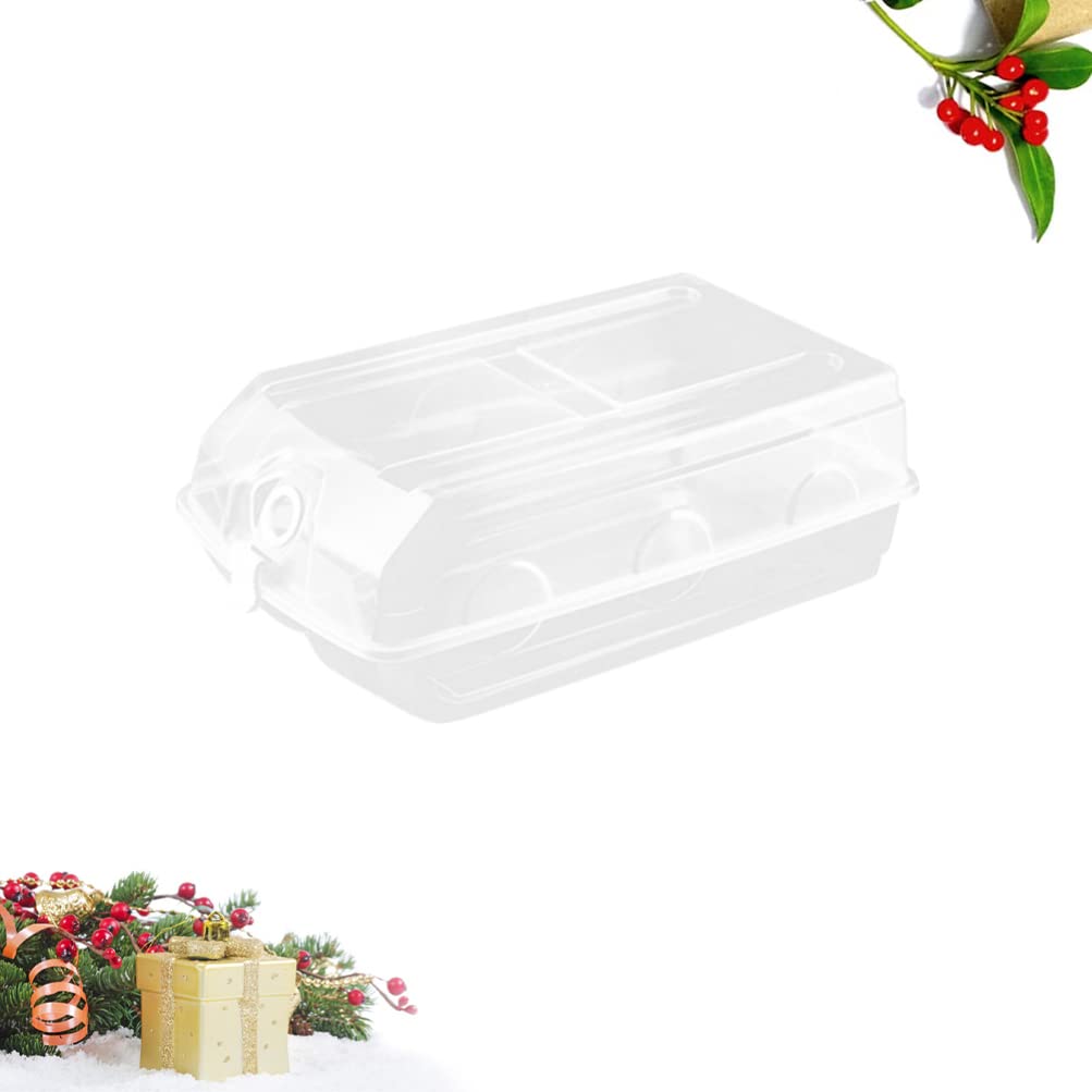 Stackable Clear Shoe Storage Bins with Lids - Foldable Clamshell Design for Organizing Shoes, Toys & Home Essentials | Large White Storage Baskets for Closet, Nursery & Garage Organization