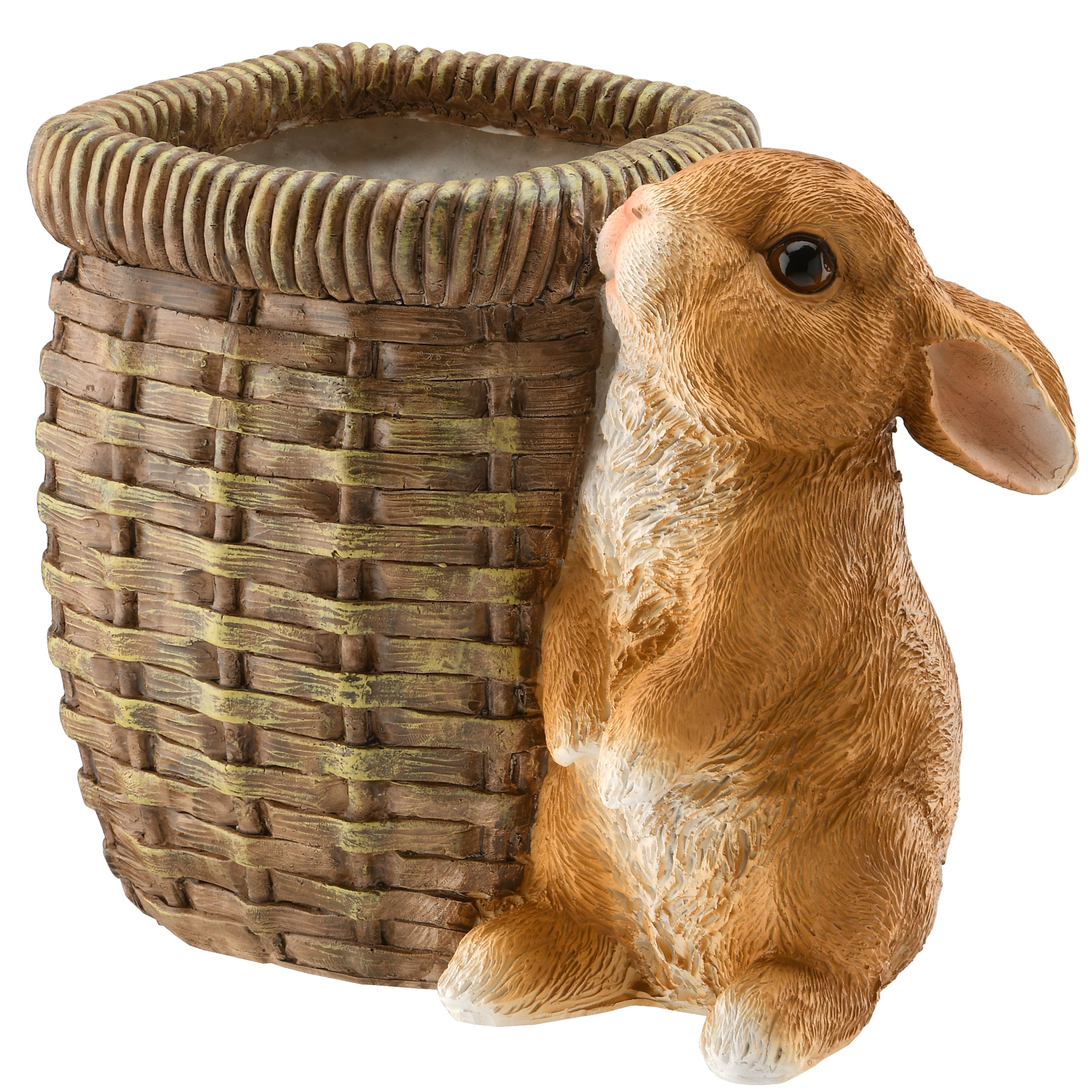 7 Inch Easter Bunny Flower Pot Decor - Cute Spring Garden Decorations for Easter, Home, and Outdoor Decor