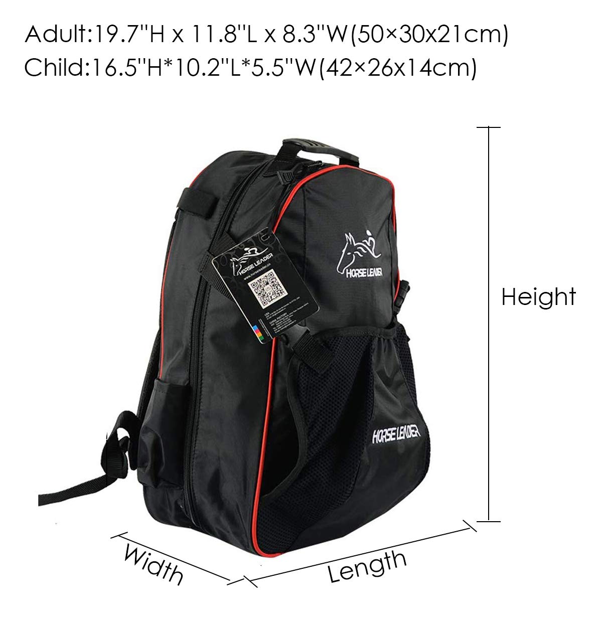 PlayDo Equestrian Riding Boots, Helmet & Backpack Set - Complete Horse Riding Gear for Kids & Adults - Perfect for Trail Rides, Shows & Training