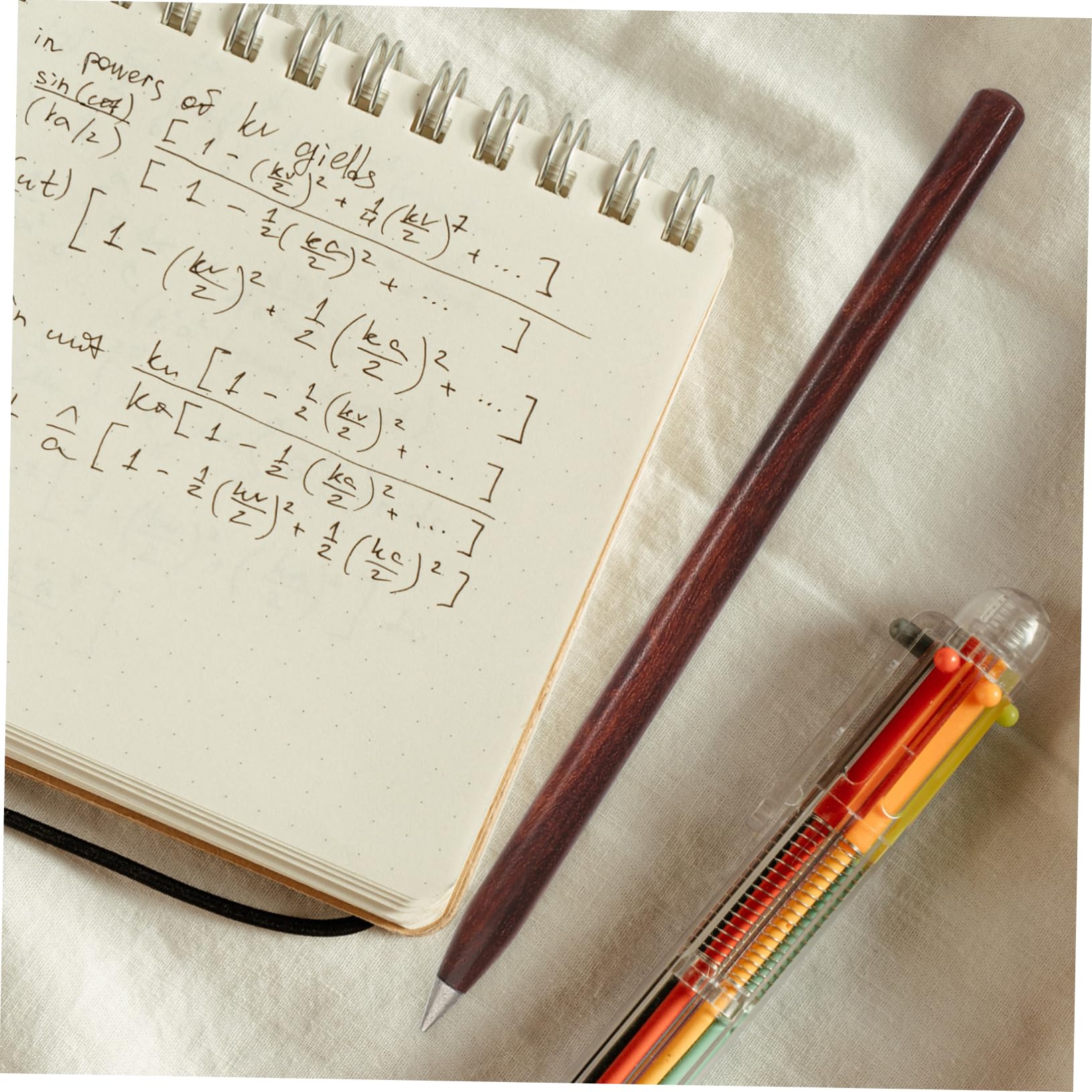 NUOBESTY 4 Pack Erasable Pencils - No Ink Graphite Writing Pens, Reusable Solid Wood Pencils for Students & Office Use - Perfect for School, Note Taking & Sketching