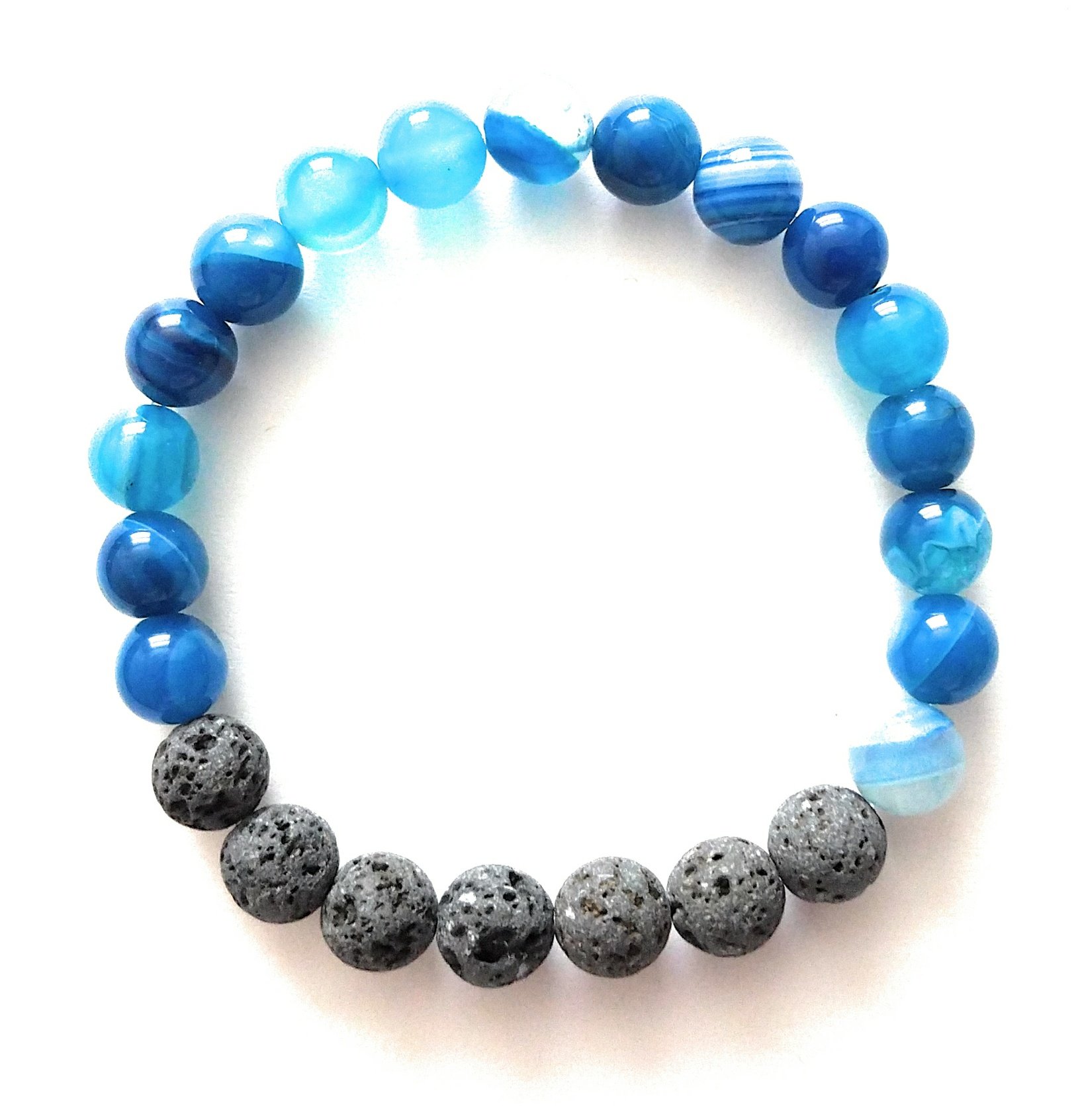Authentic Lava Stone Bracelets for Women - Essential Oil Diffuser & Aromatherapy Jewelry for Stress Relief, Anxiety & Chakra Healing - Meditation & Yoga Accessories - Perfect for Spiritual Wellness & Mindful Living
