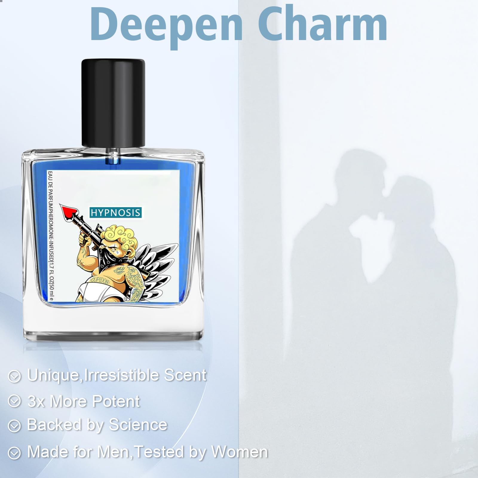 **Cupld Hypnosis 2.0 Cologne for Men – Pheromone-Infused Attraction Scent | Long-Lasting Fragrance for Confidence & Seduction | Perfect for Dates, Nightlife & Special Occasions**