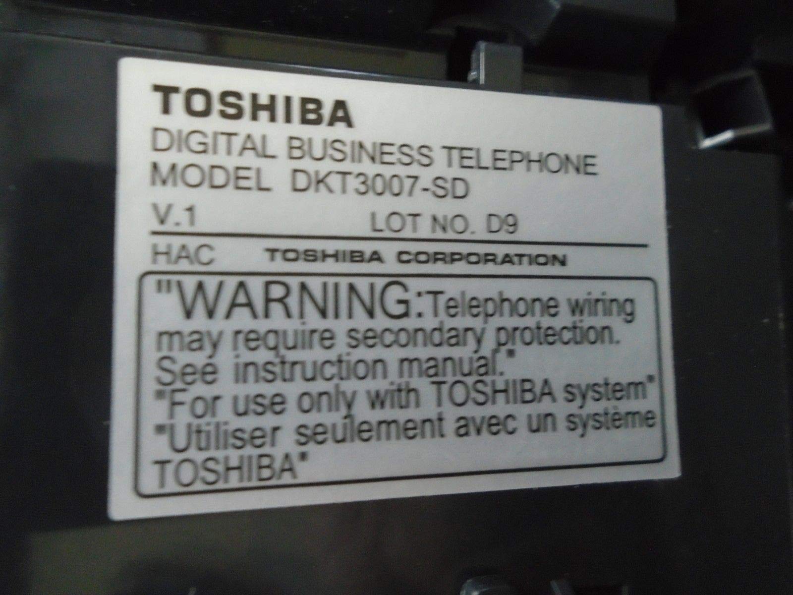 Refurbished Toshiba DKT3007-SD Business IP Phone - Office Communication System for Small Businesses & Call Centers
