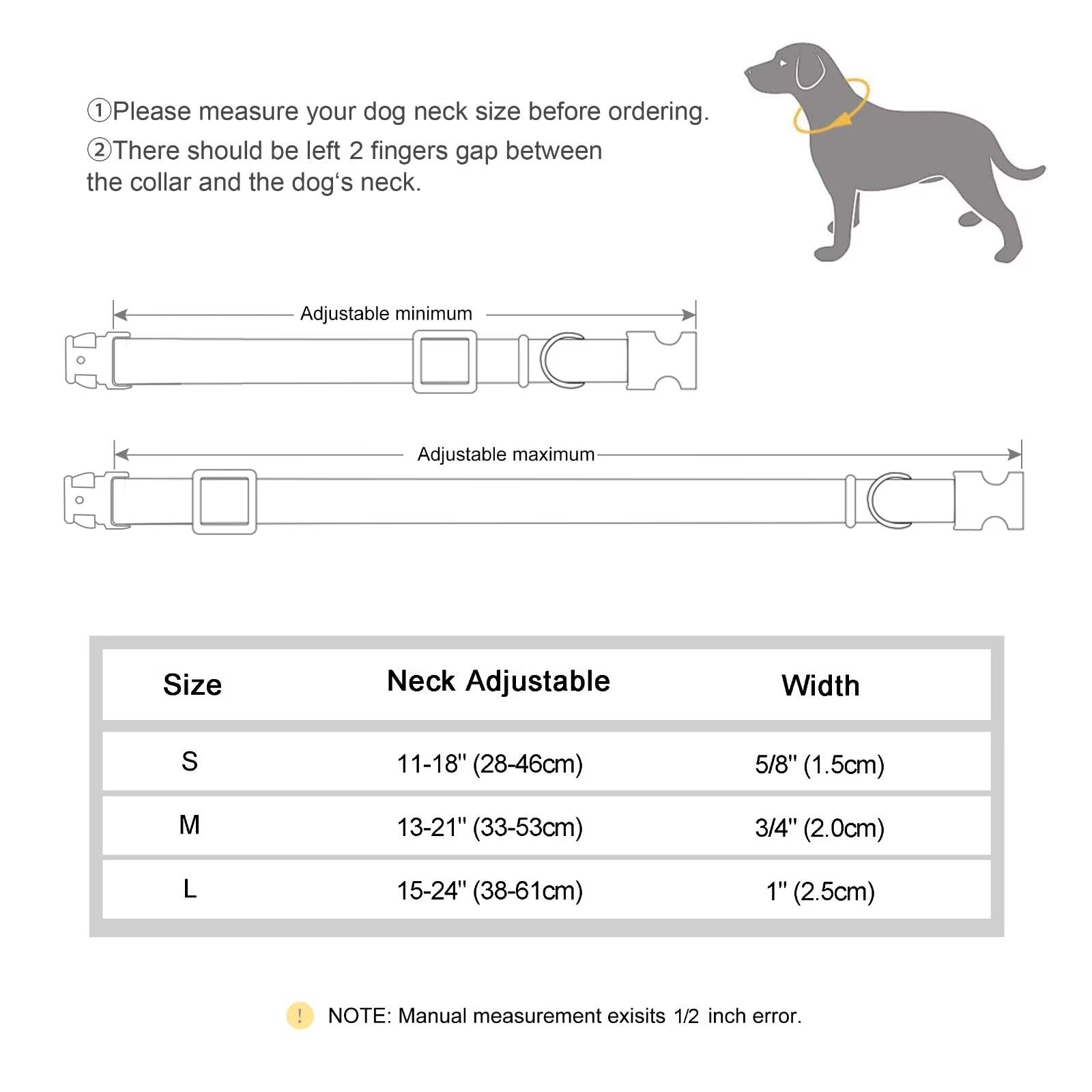 Beirui Floral Dog Collar for Small Medium Large Dogs - Soft Blue Pet Collar with Spring Flower Patterns, Cute Girl Dog Accessories for Female Puppies | Perfect for Daily Walks, Pet Photos & Spring Outfits