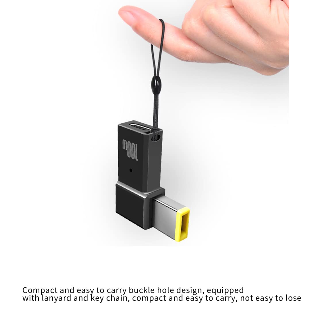 100W USB Type C Female to Plug Converter - Fast Charging USB-C Adapter for Laptop & MacBook - Perfect for Travel, Office & Home Charging