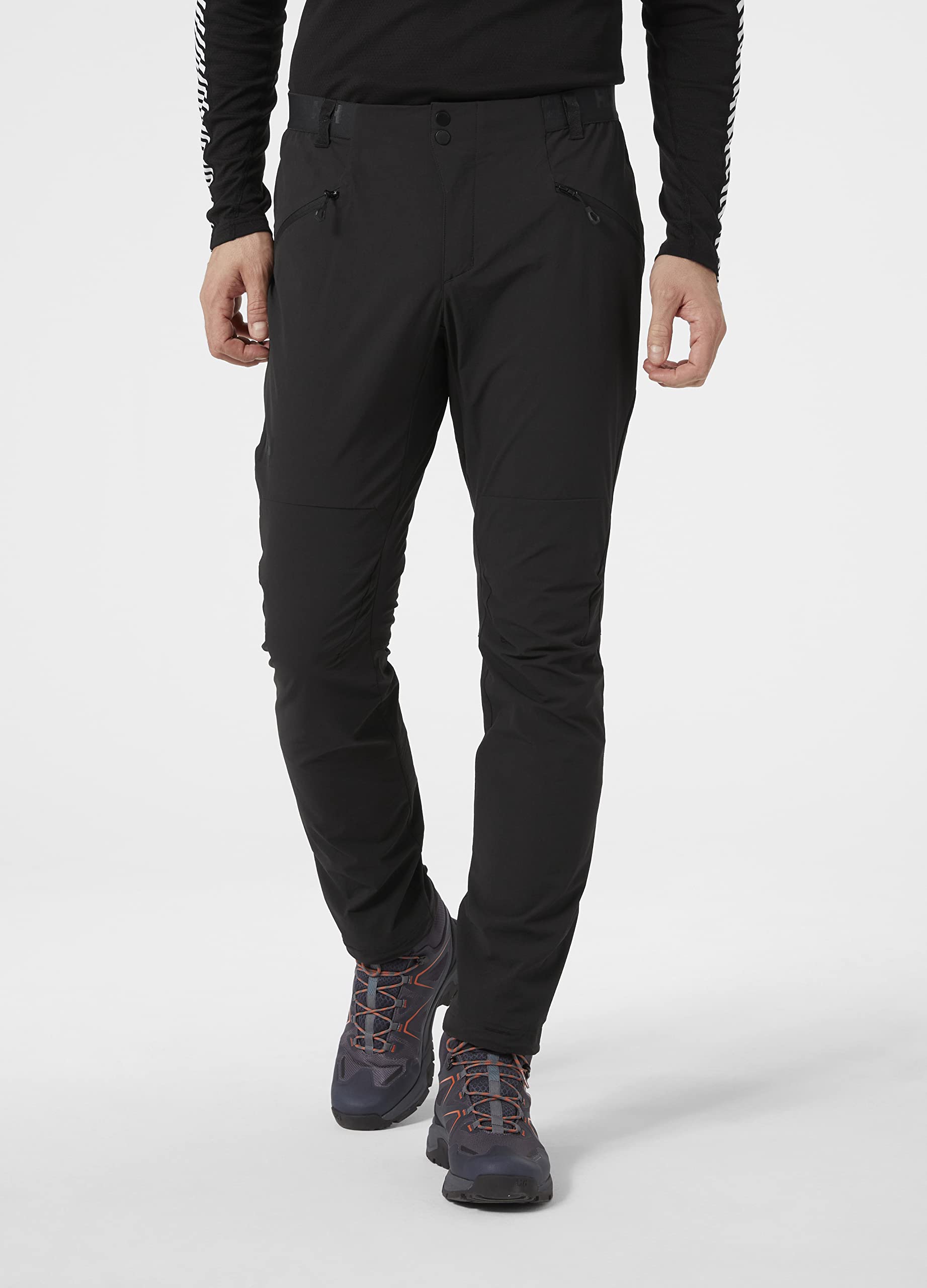 Helly Hansen Men's Rask Light Softshell Pants - Waterproof, Windproof & Breathable for Hiking, Skiing & Outdoor Adventures