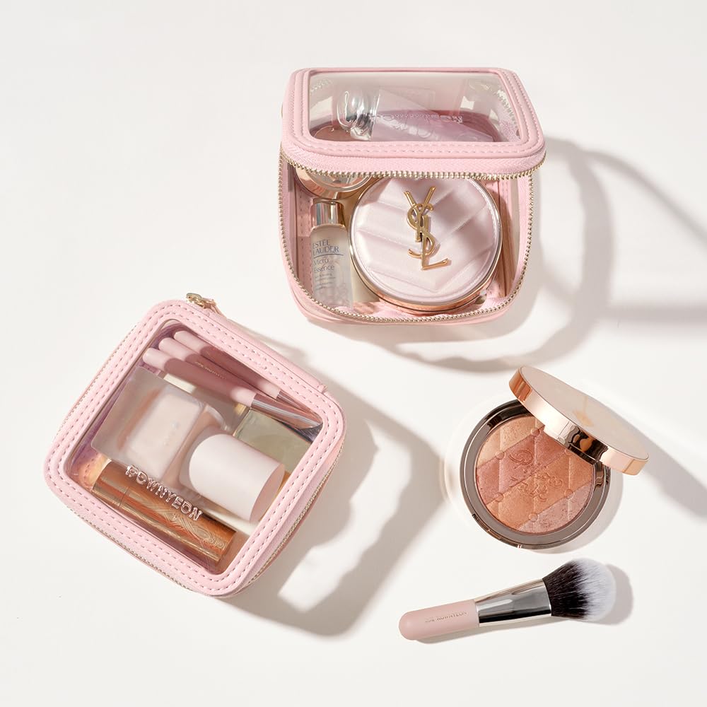 Clear Makeup Case - Portable Cosmetic Organizer for Travel & Storage
