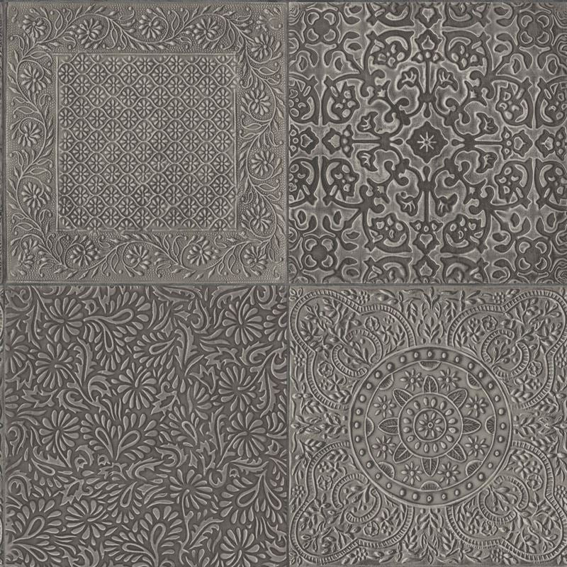 Bazaar by Cole and Son - Premium Pewter Wallpaper Roll (113/2005) for Living Room, Bedroom & Dining Room Decor