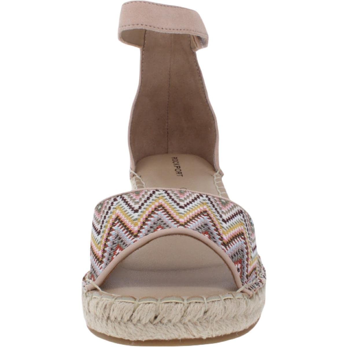 Rockport Women's Marah 2-Piece Ankle Wedge Sandal - Comfortable Casual Summer Shoes in Blush Pink, Size 11 | Perfect for Beach, Vacation & Everyday Wear