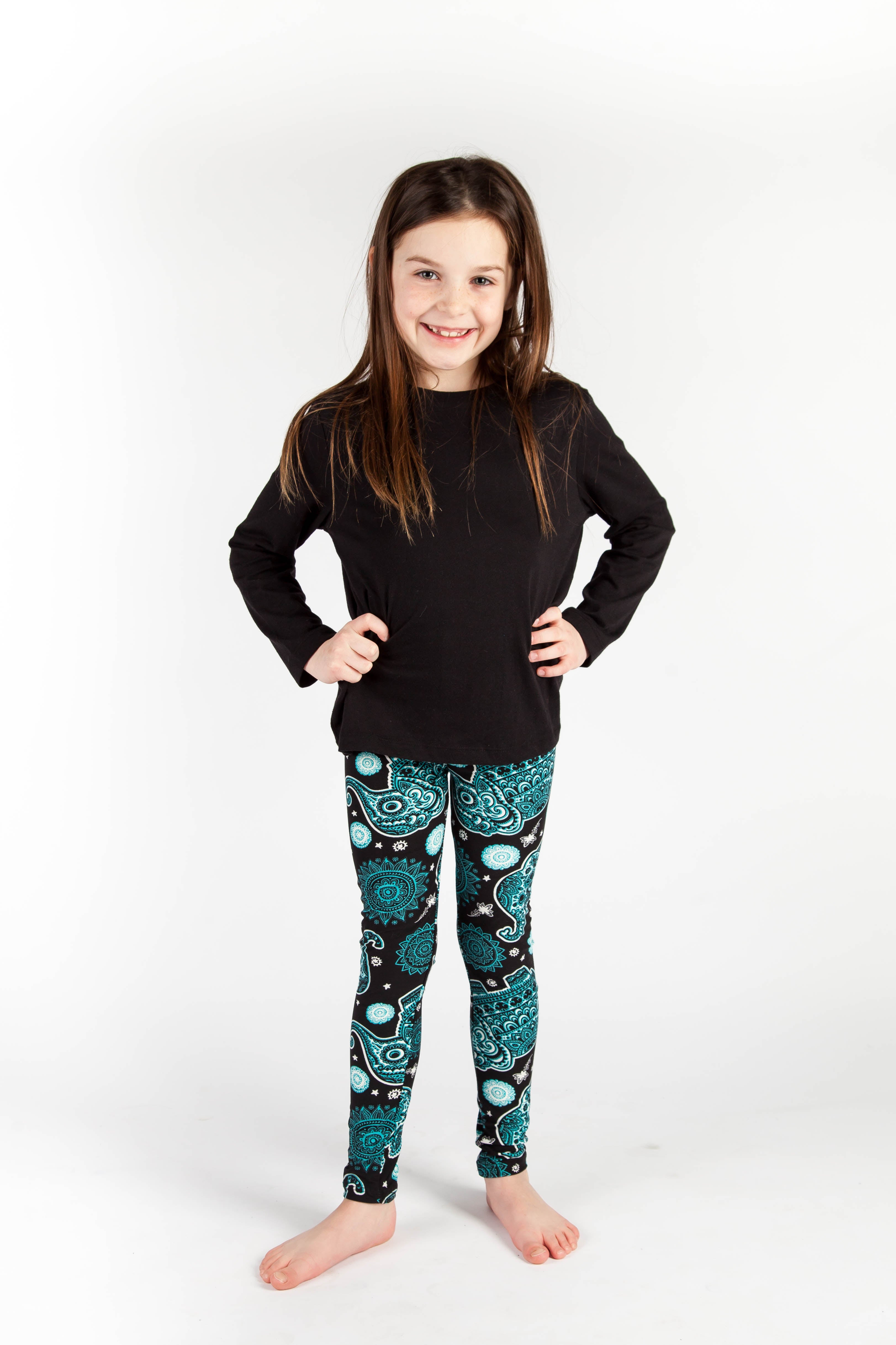 Jaipur Teal Kids T-Shirt - Soft Cotton Comfort Fit for Boys & Girls (Sizes S/M) - Perfect for School, Playdates & Casual Outings