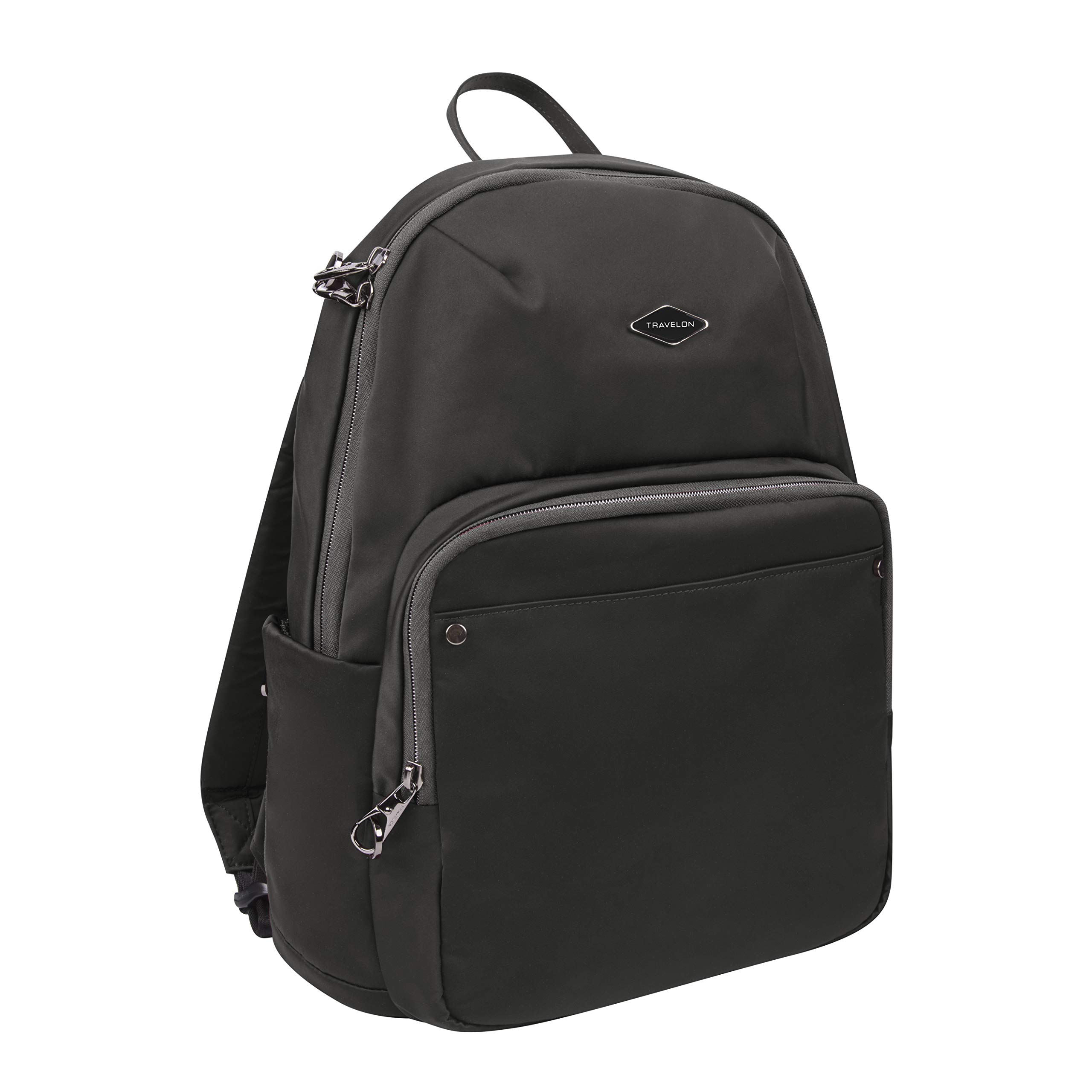 Travelon Anti-Theft Parkview Backpack - Secure RFID Blocking Travel Backpack for Commuters, Students & Tourists - Perfect for Airports, Campuses & Urban Adventures