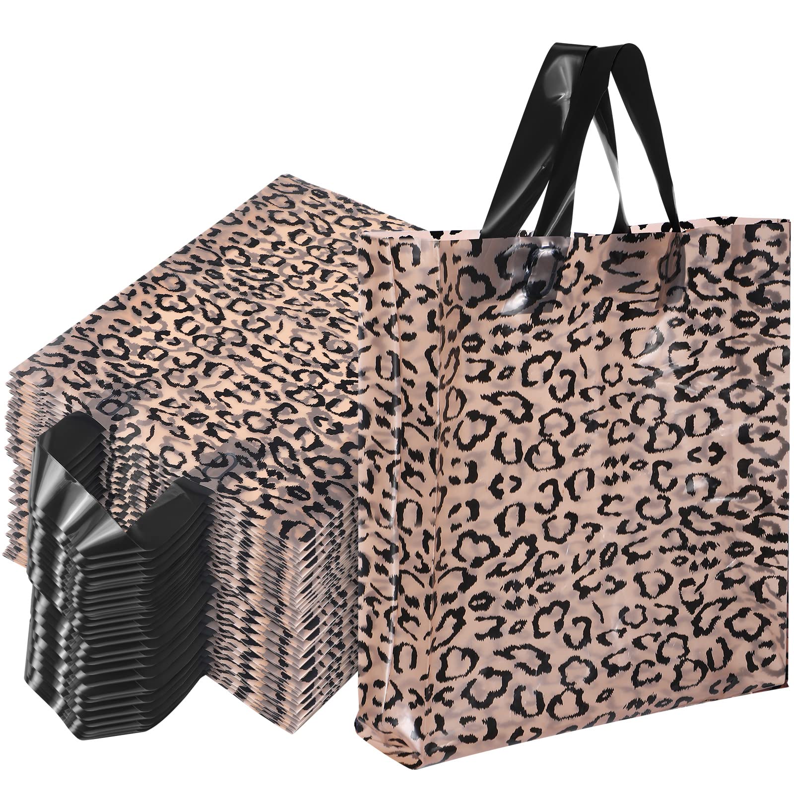 150 Pack Premium Plastic Boutique Bags - 10x13 Inch Reusable Shopping Gift Bags for Valentine's Day, Parties, Retail & Wedding Favors - Eco-Friendly Merchandise Packaging Solution