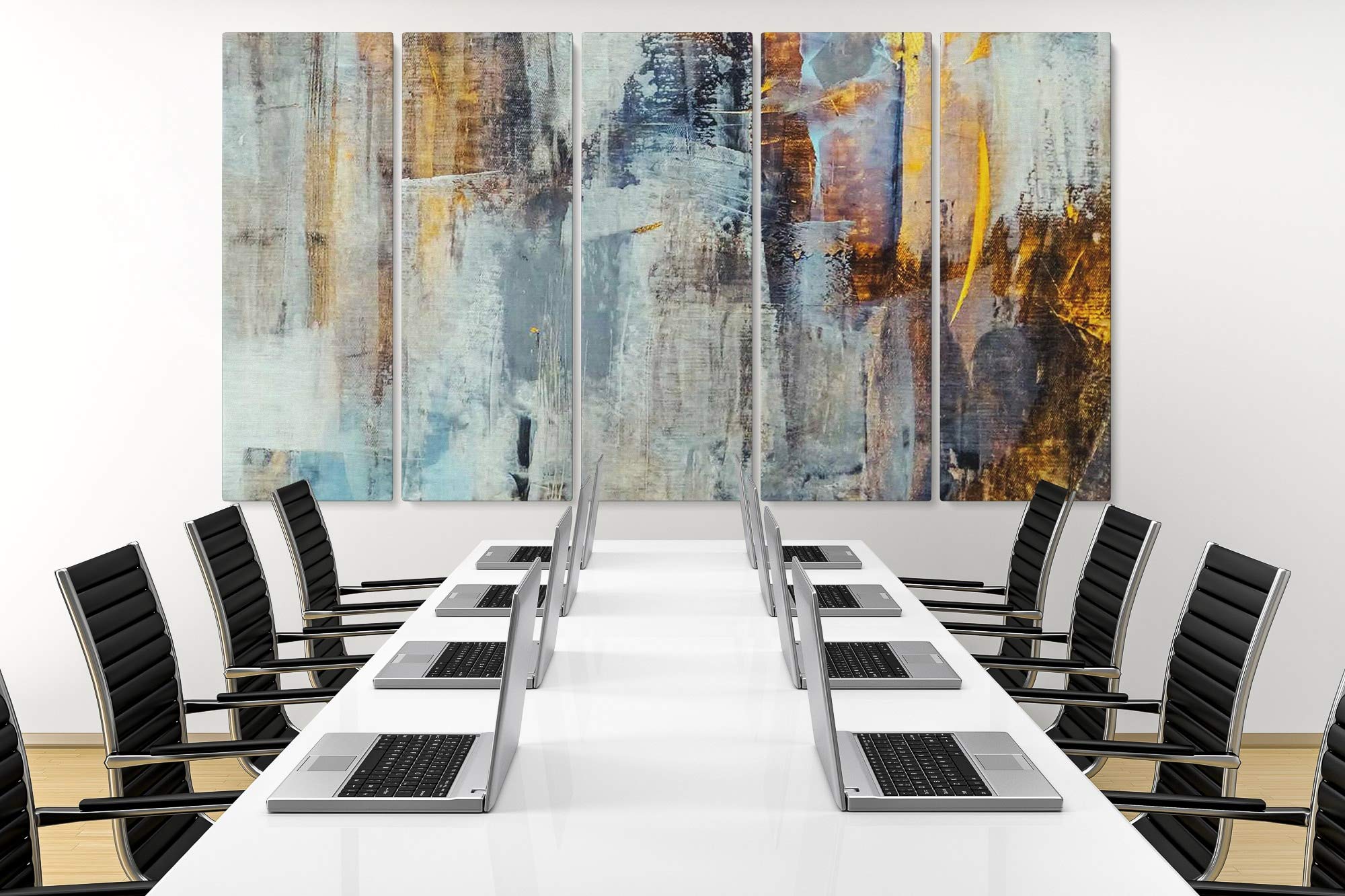 Abstract Modern Contemporary Canvas Wall Art Set - 5 Piece Cinema Collection for Living Room, Bedroom & Office Decor | Premium Home Decorations