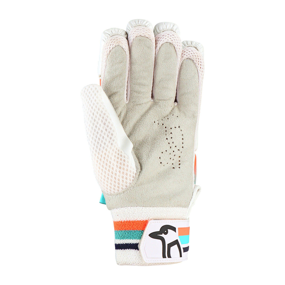 Kookaburra Aura 5.1 Cricket Batting Gloves - Premium Leather Cricket Gloves for Men & Women - Perfect for Practice, Training & Matches