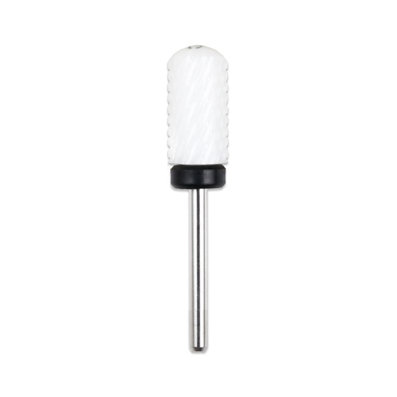 Professional Ceramic Barrel Smooth Top Nail Drill Bit for Manicure & Pedicure - Perfect for Acrylic Nails, Gel Polish Removal & Nail Art - Salon & Home Use