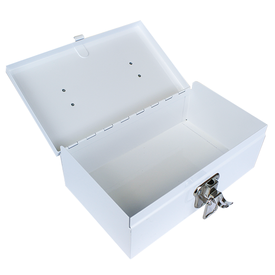 Medium Metal First Aid Kit - Compact & Durable Emergency Medical Box for Home, Car, Camping & Outdoor Safety