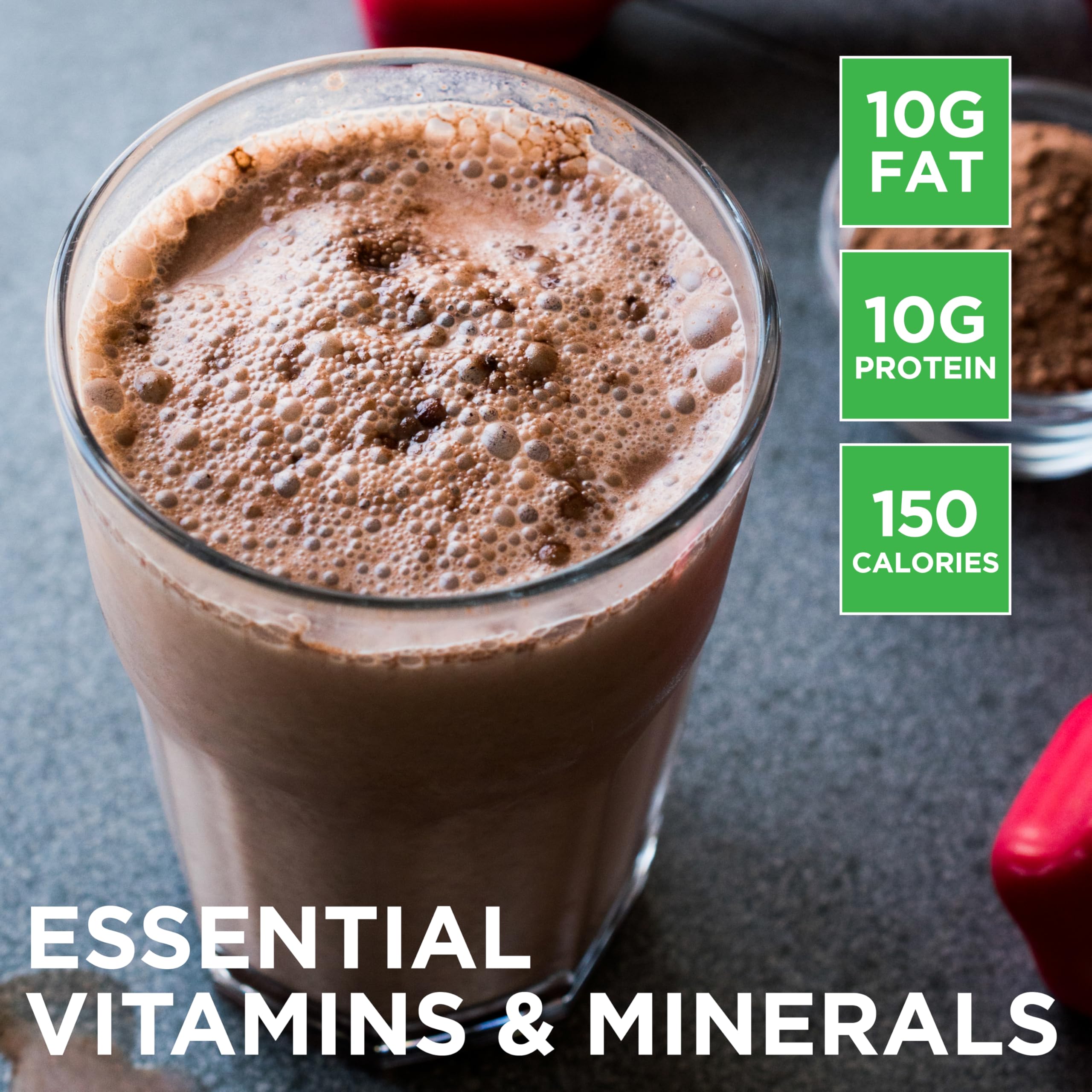 Keto Science Plant-Based Protein Powder | Keto Meal Replacement Shake for Weight Management | Rich in Vitamins & Minerals | Complete Vegan Protein with Pea Protein for Men & Women | Chocolate Cream Flavor | 14 Servings | Perfect for Post-Workout Recovery & Busy Lifestyle
