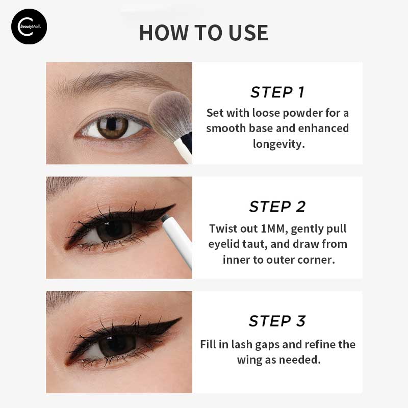ODDITY Stay Put Eyeliner Pencil - Long Lasting Waterproof Eye Liner for Smudge-Proof Makeup - Perfect for Daily Wear, Parties & Special Occasions