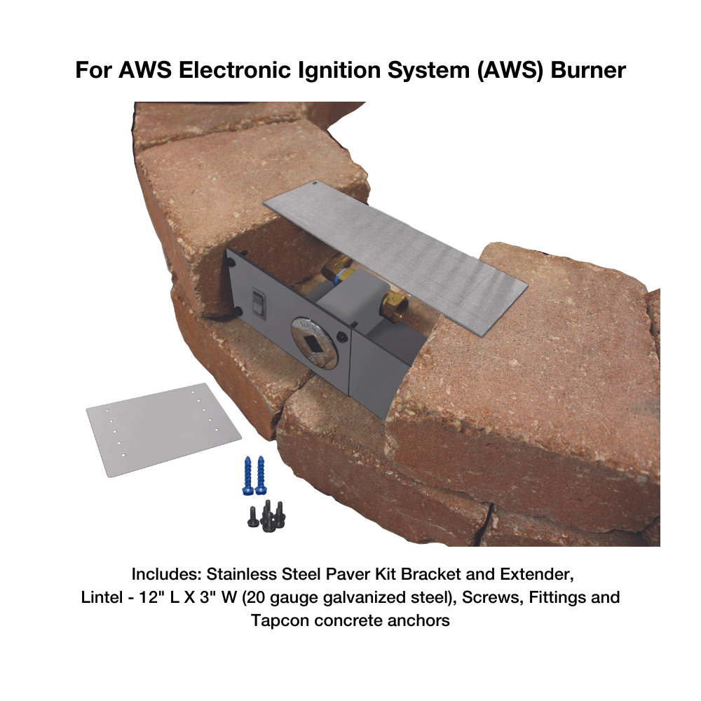 Fire Pit Control Panel Kit - Gas Valve & Ignition System for Outdoor Fire Pits - Perfect for Backyard, Patio, and Camping Fire Pits