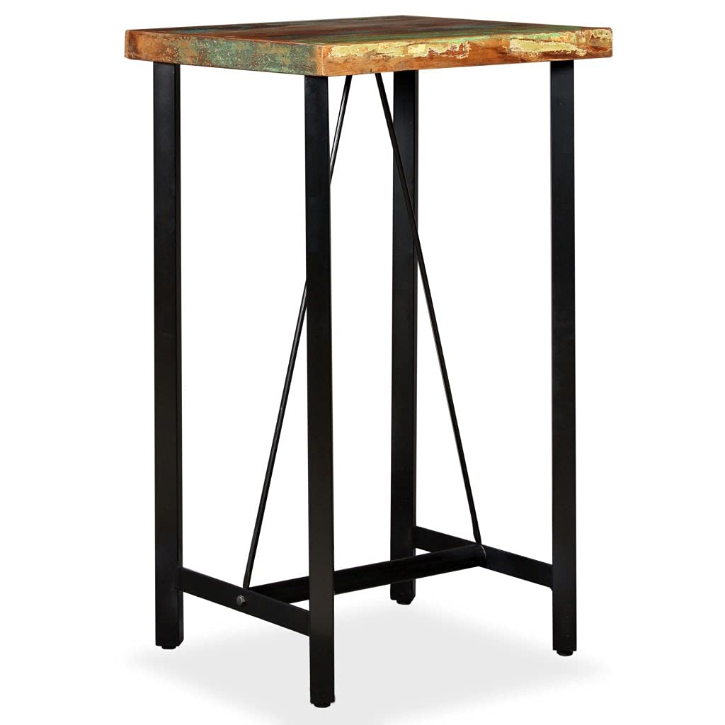 Solid Reclaimed Wood Bar Table 23.6
