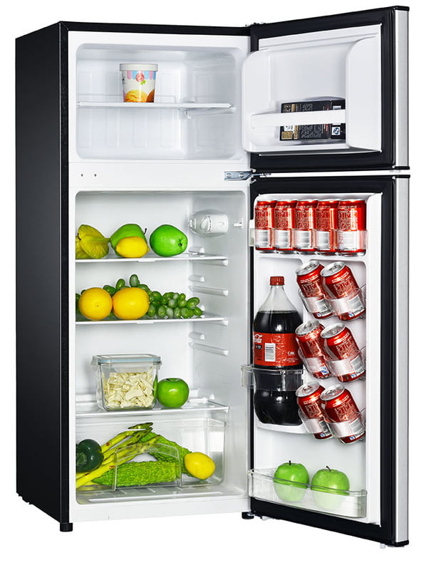 Avanti RA45B3S 4.5 Cu. Ft. Two Door Compact Refrigerator - Perfect for Dorm Rooms, Offices, and Small Apartments