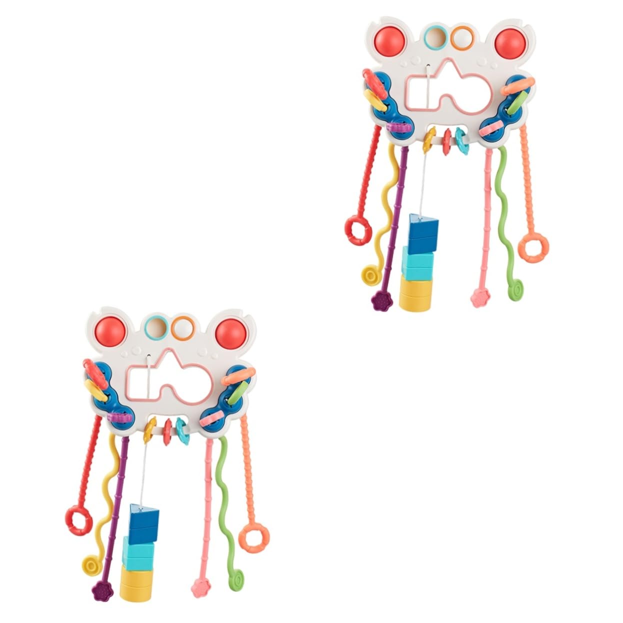 VICASKY 2 Pack Sensory Pumping Toys - Educational Learning Toys for Preschool Kids, Toddler Autism Therapy Tools - Perfect for Classroom, Home Play & Stress Relief