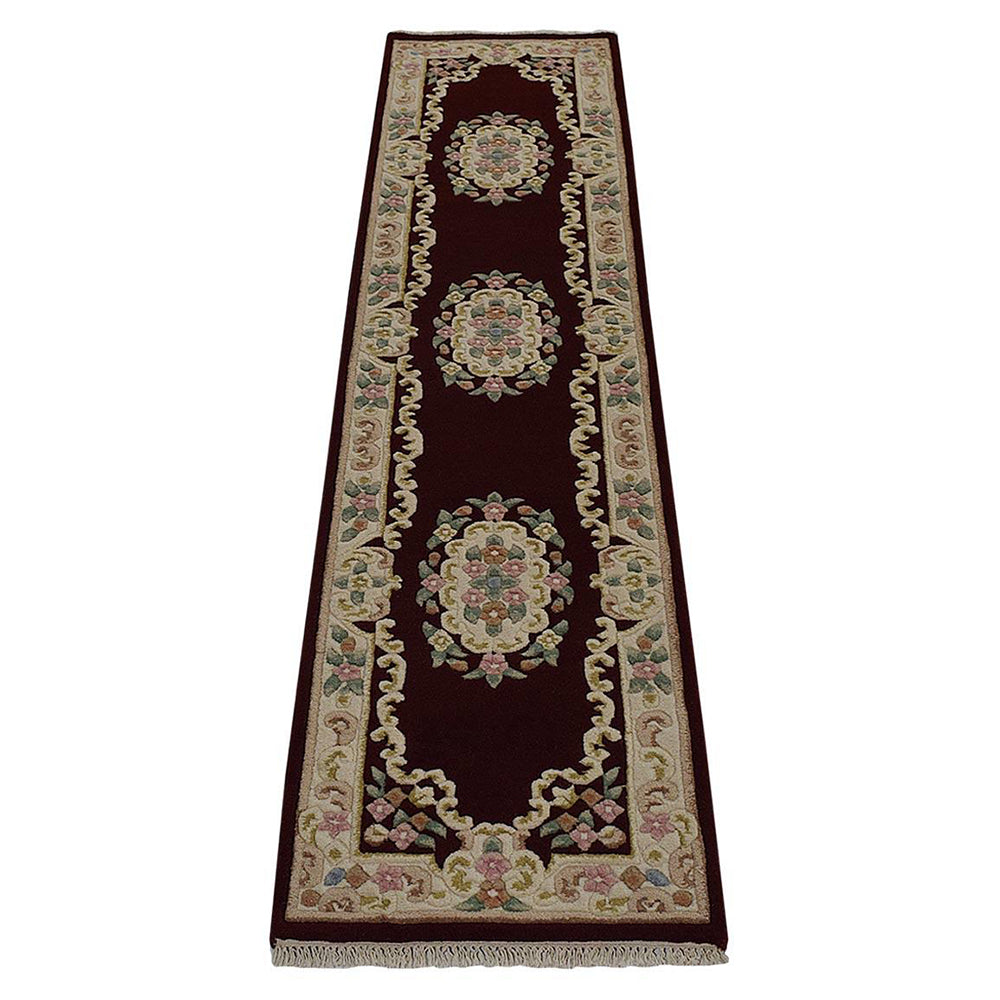 Handmade Anatolian Aras Hand-Knotted Wool Rug - Traditional Turkish Design for Living Room, Bedroom & Home Decor