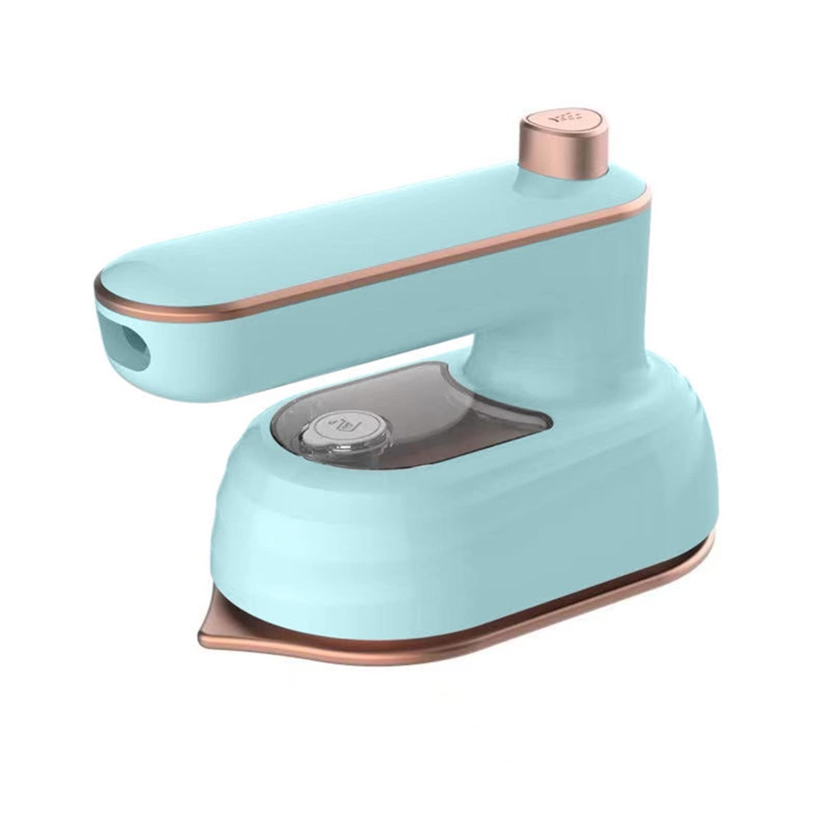 Portable Mini Steam Iron - Handheld Wet & Dry Dual Function Garment Steamer for Clothes, Travel & Home Use | Light Blue | Compact & Powerful US Plug